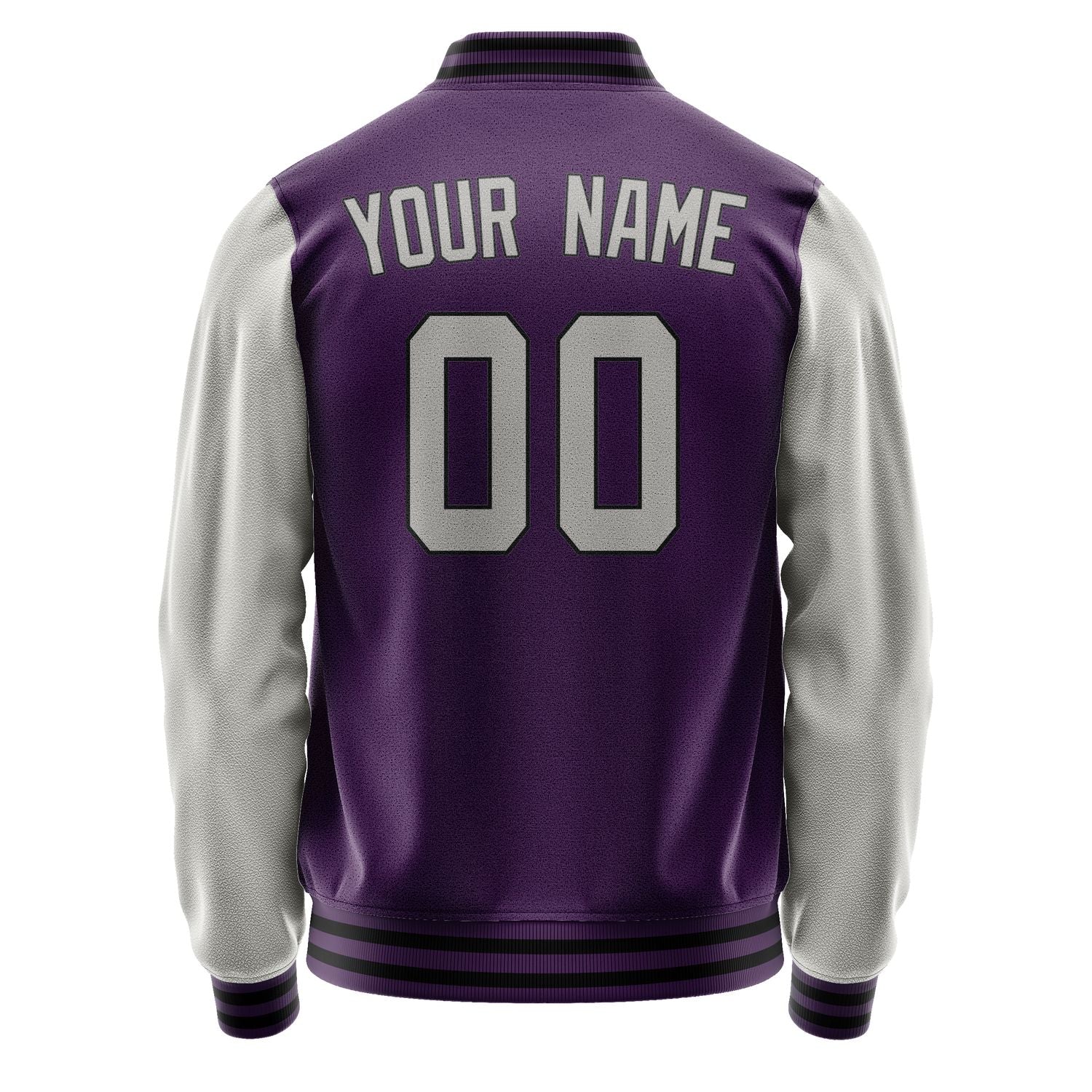 Custom Purple Gray Jacket JA0707040717B31704