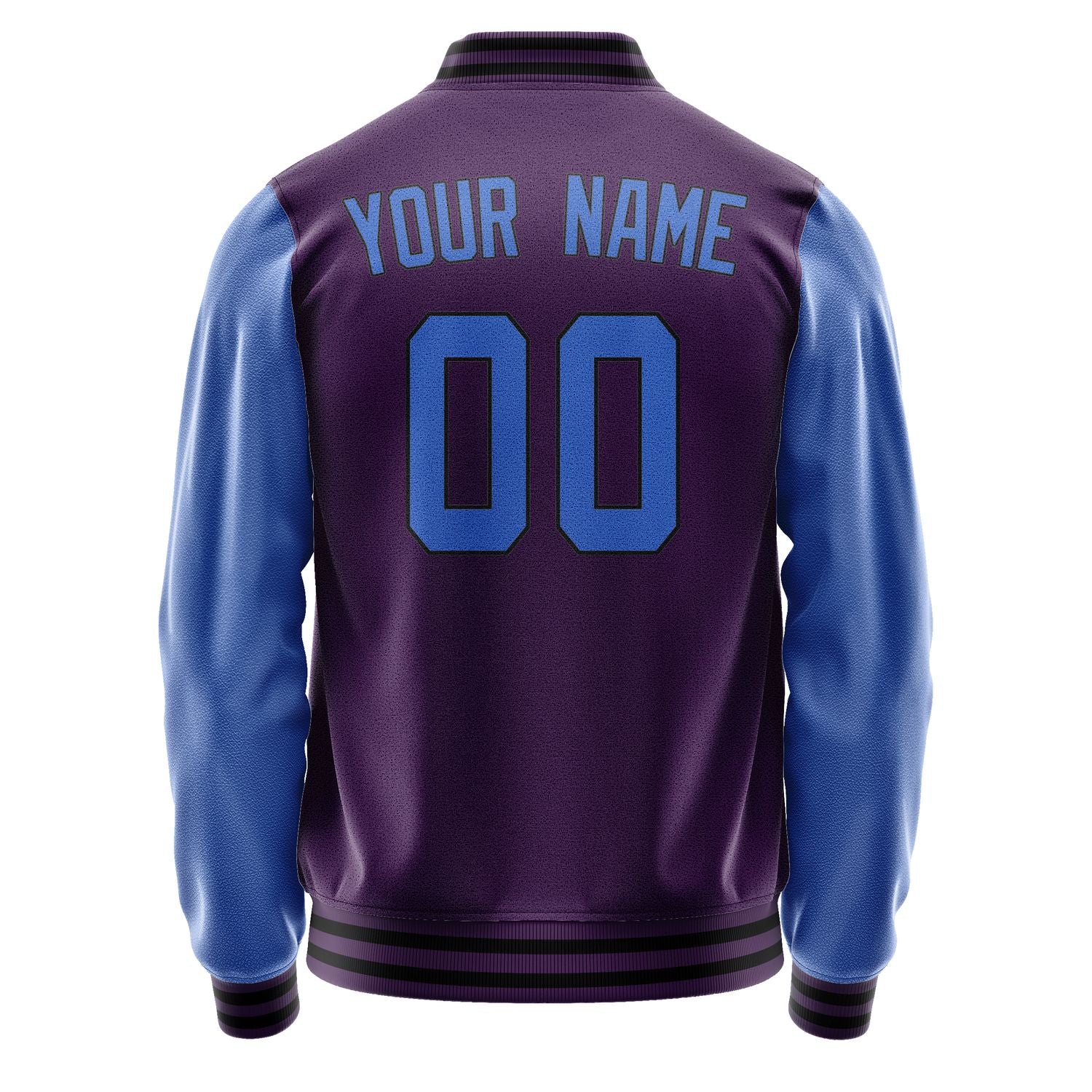 Custom Purple Sky Blue Jacket JA0707090717B31709