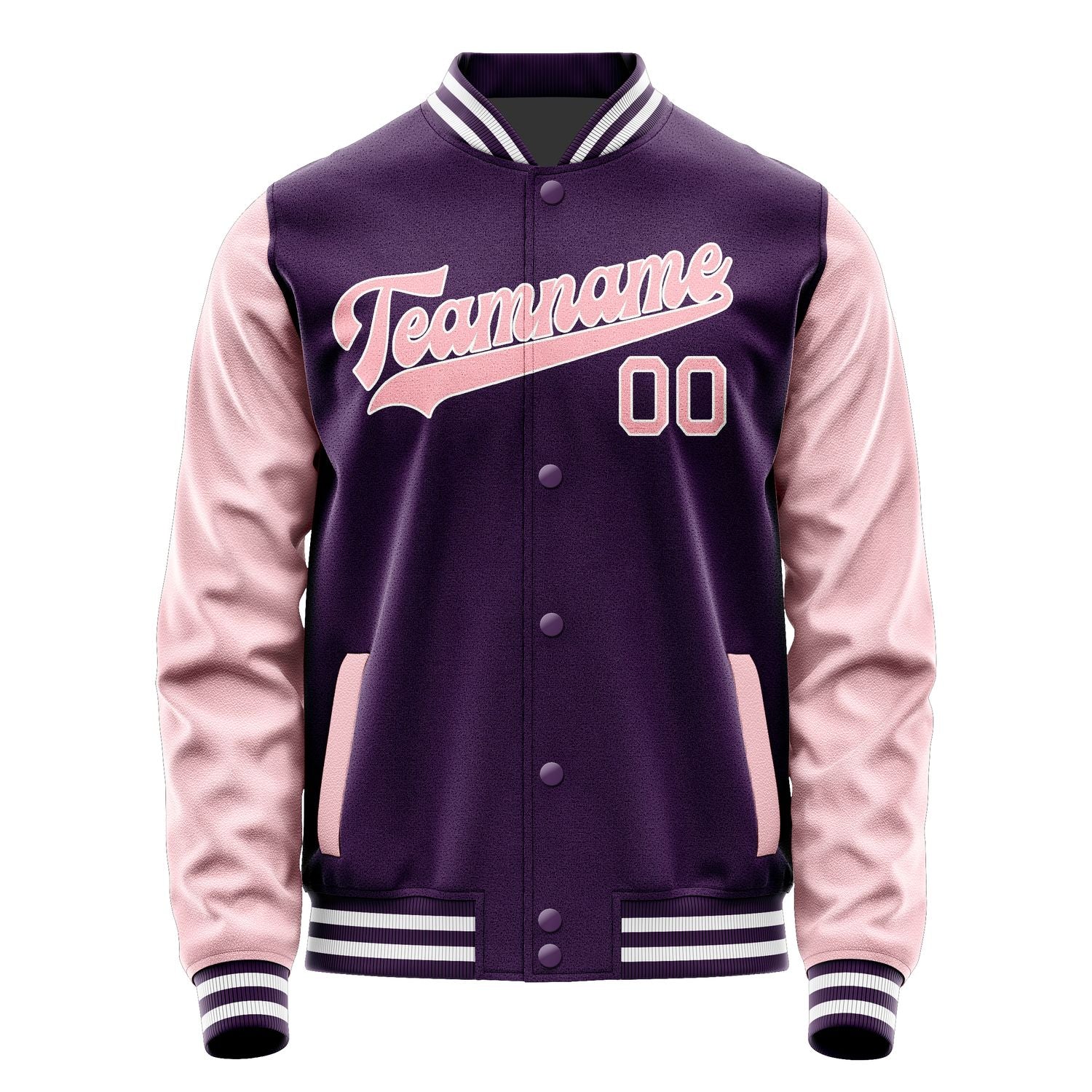 Custom Purple Light Pink Jacket JA0707210718B31821