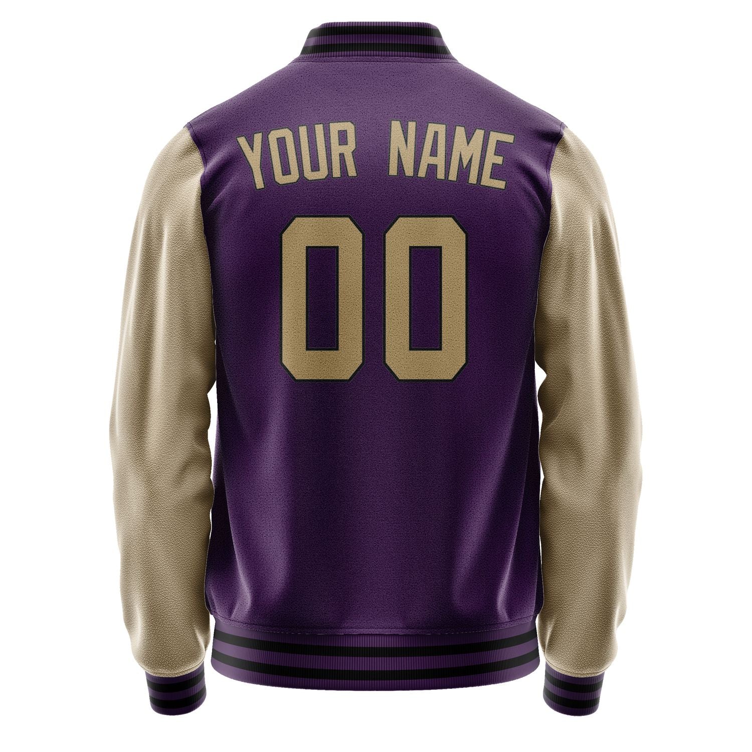 Custom Purple Light Khaki Jacket JA0707250717B31725