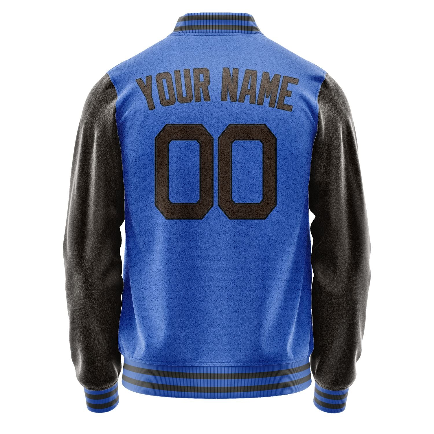 Custom Sky Blue Brown Jacket JA0909010920B21701
