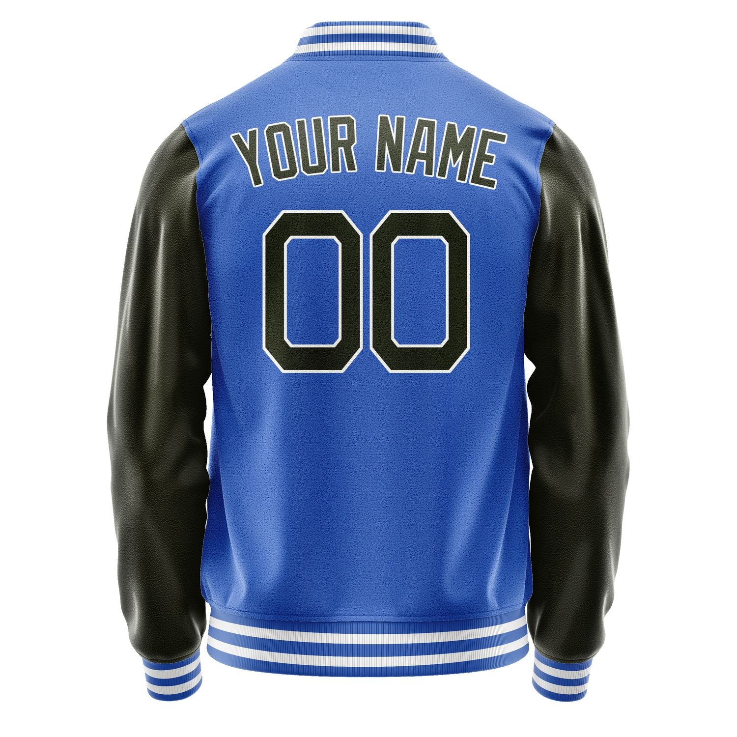 Custom Sky Blue Olive Jacket JA0909020918B21802
