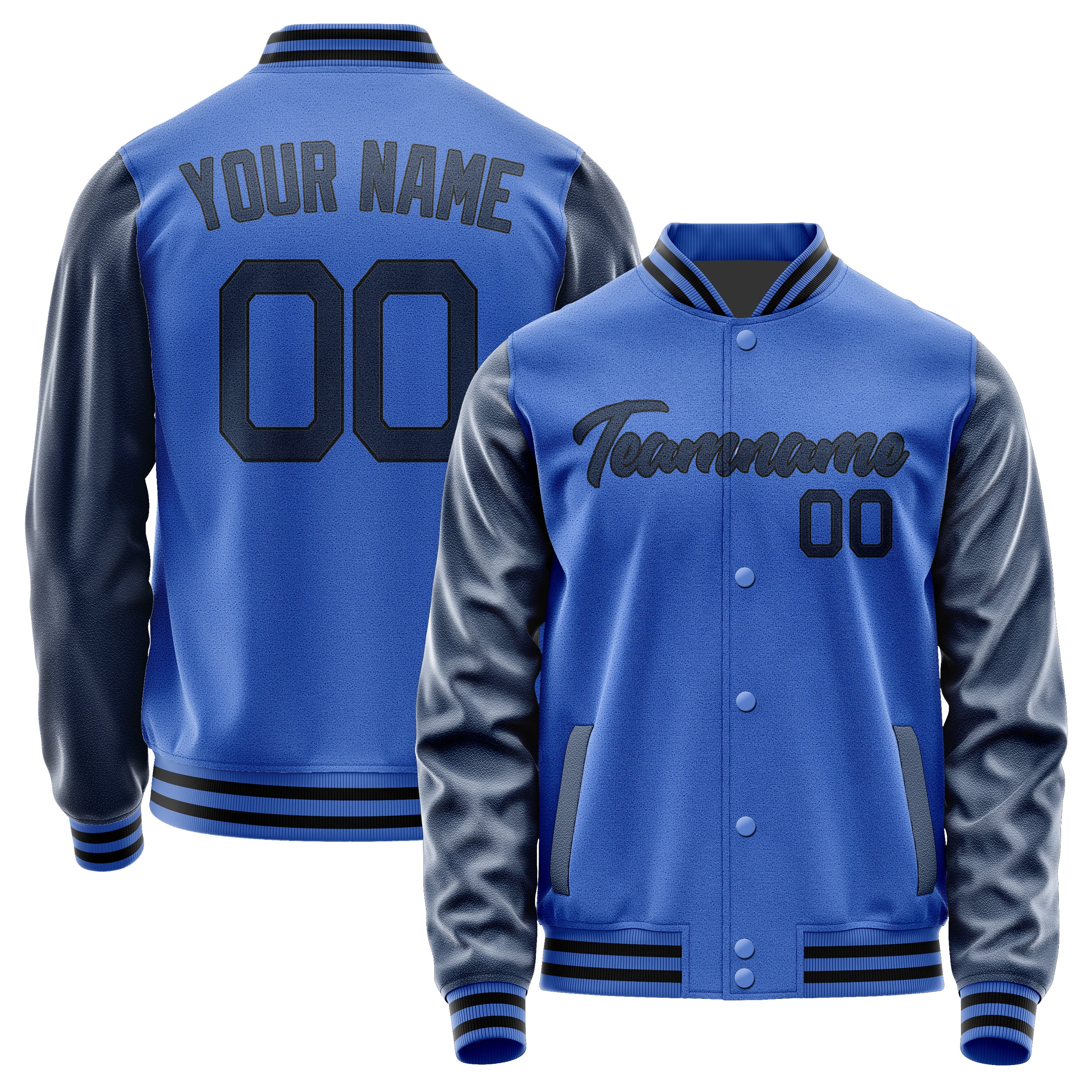 Custom Sky Blue Blue Jacket JA0909100917B21710
