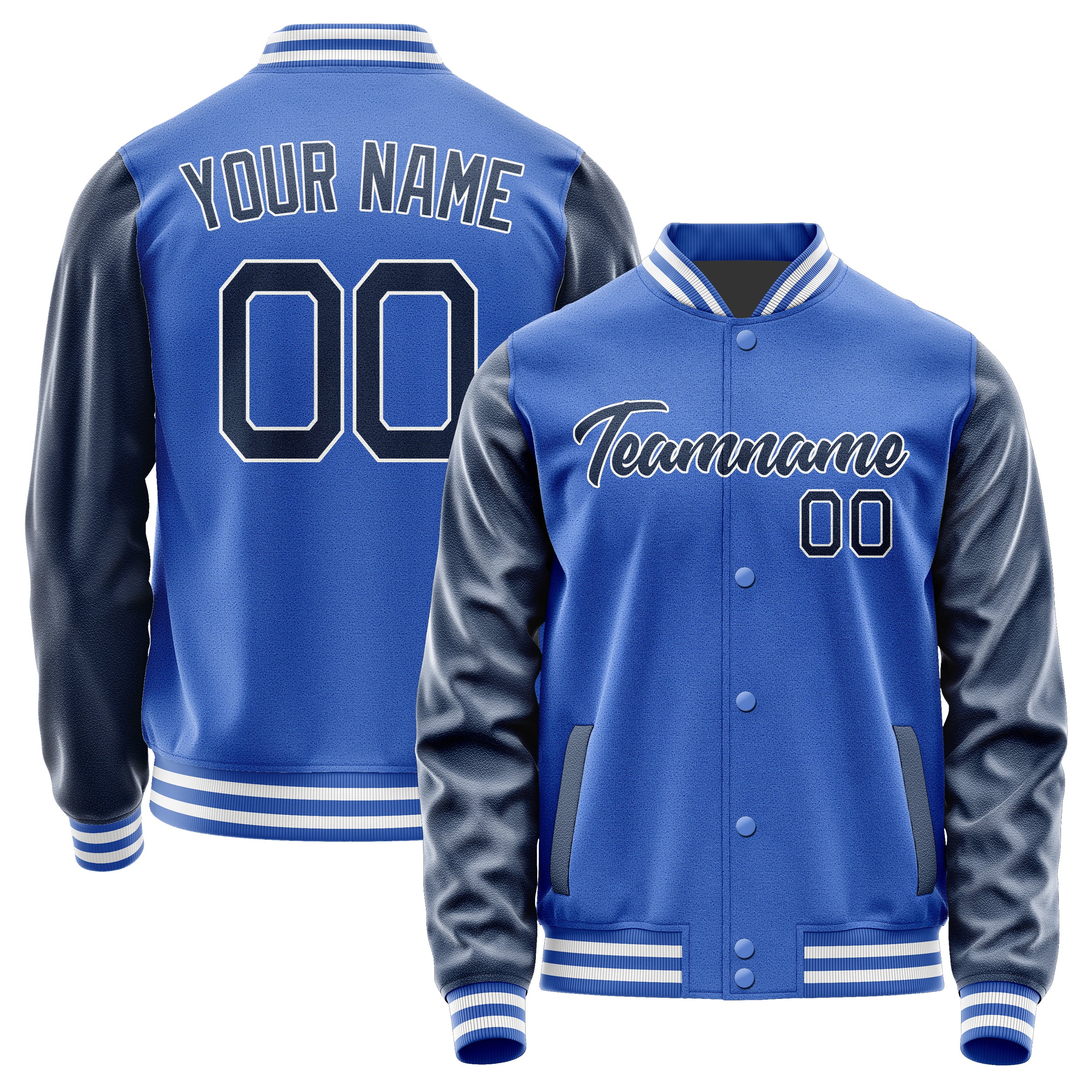Custom Sky Blue Blue Jacket JA0909100918B21810