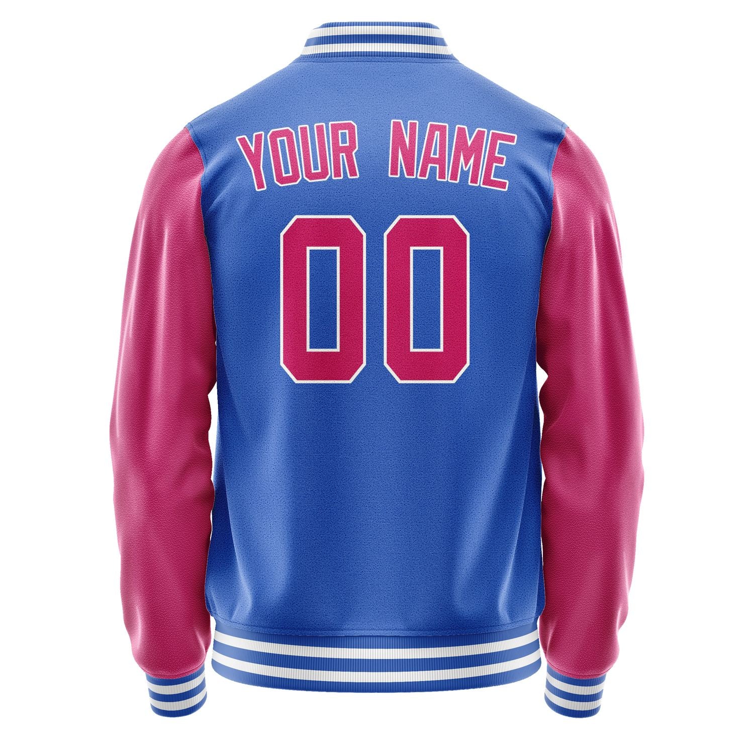Custom Sky Blue Pink Jacket JA0909130918B31813