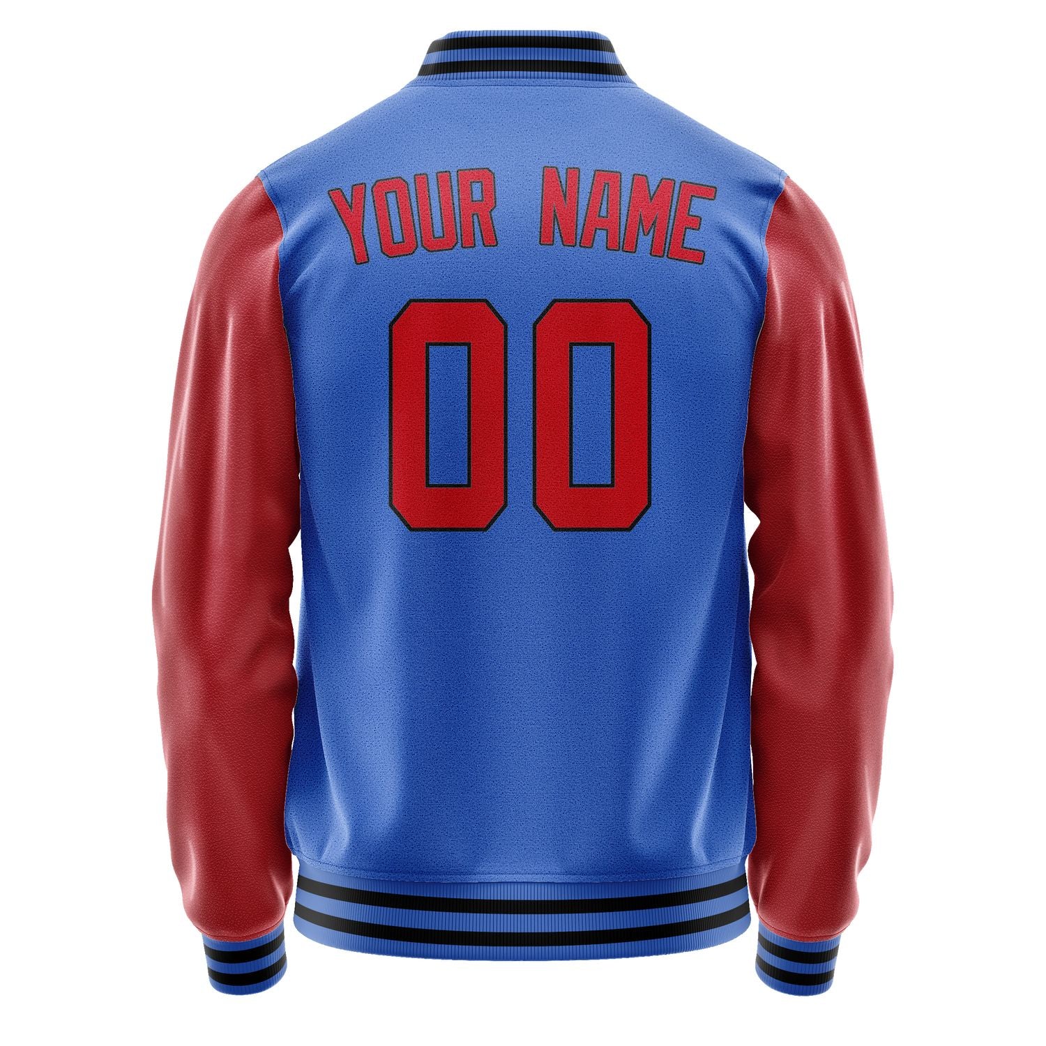 Custom Sky Blue Red Jacket JA0909140917B31714