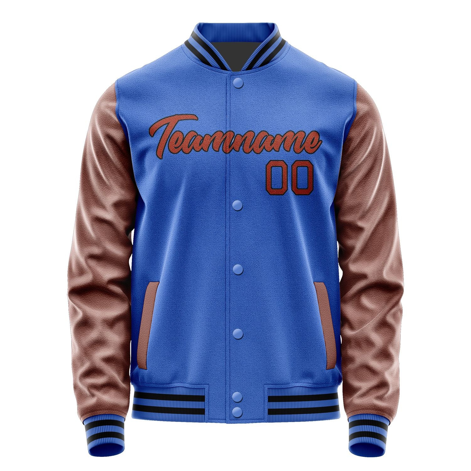 Custom Sky Blue Crimson Red Jacket JA0909150920B21715