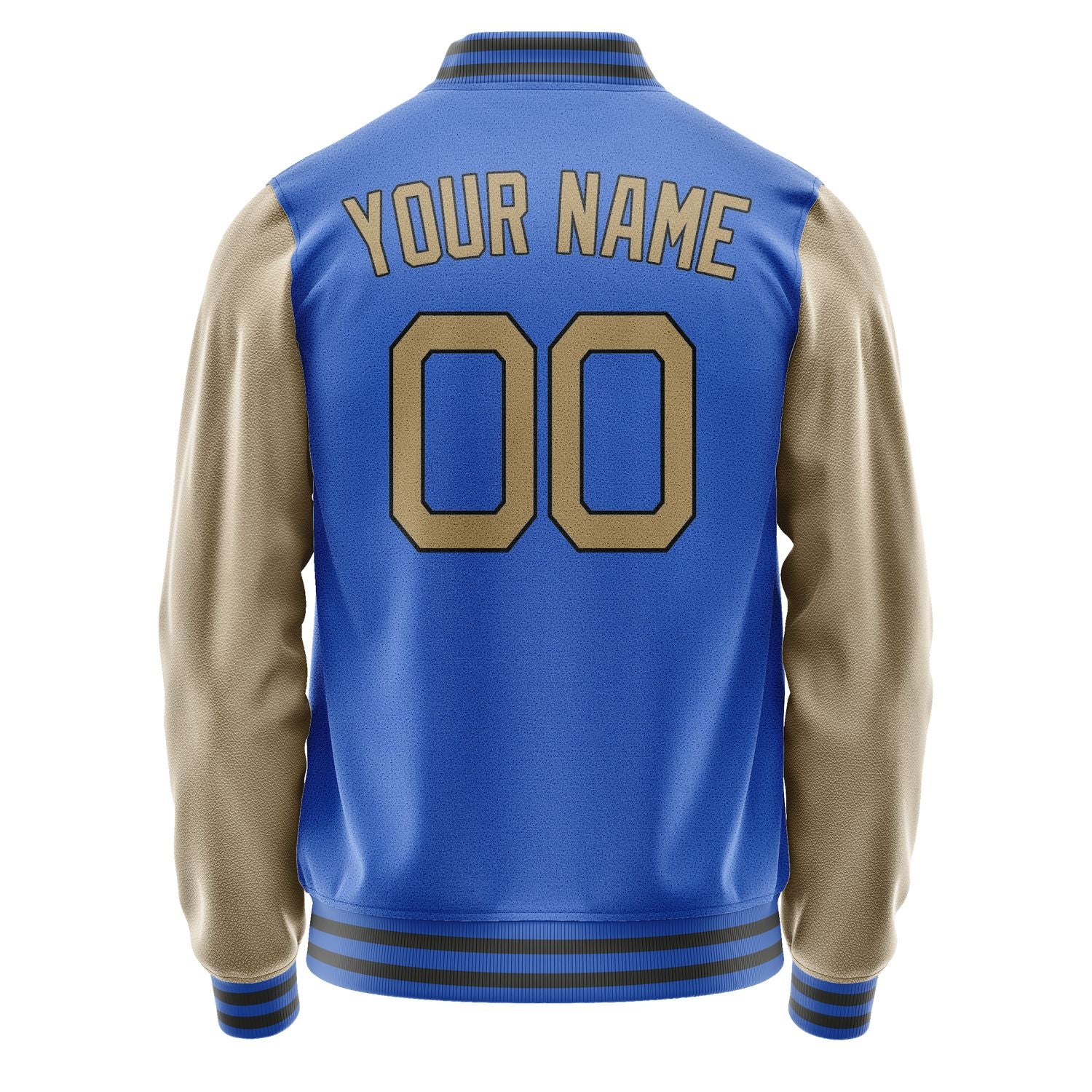 Custom Sky Blue Light Khaki Jacket JA0909250918B21825
