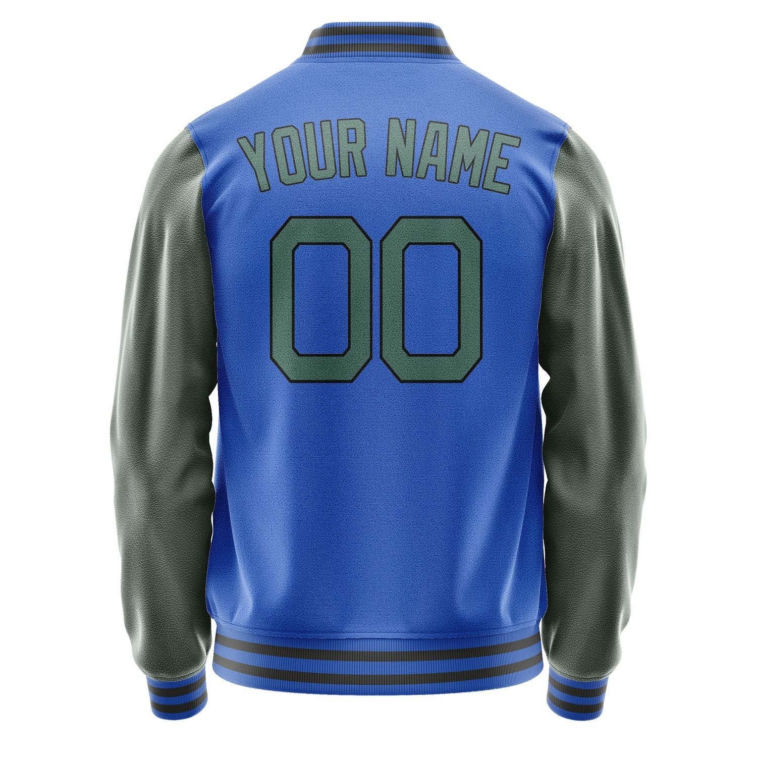 Custom Sky Blue Blue Green Jacket JA0909270918B21827