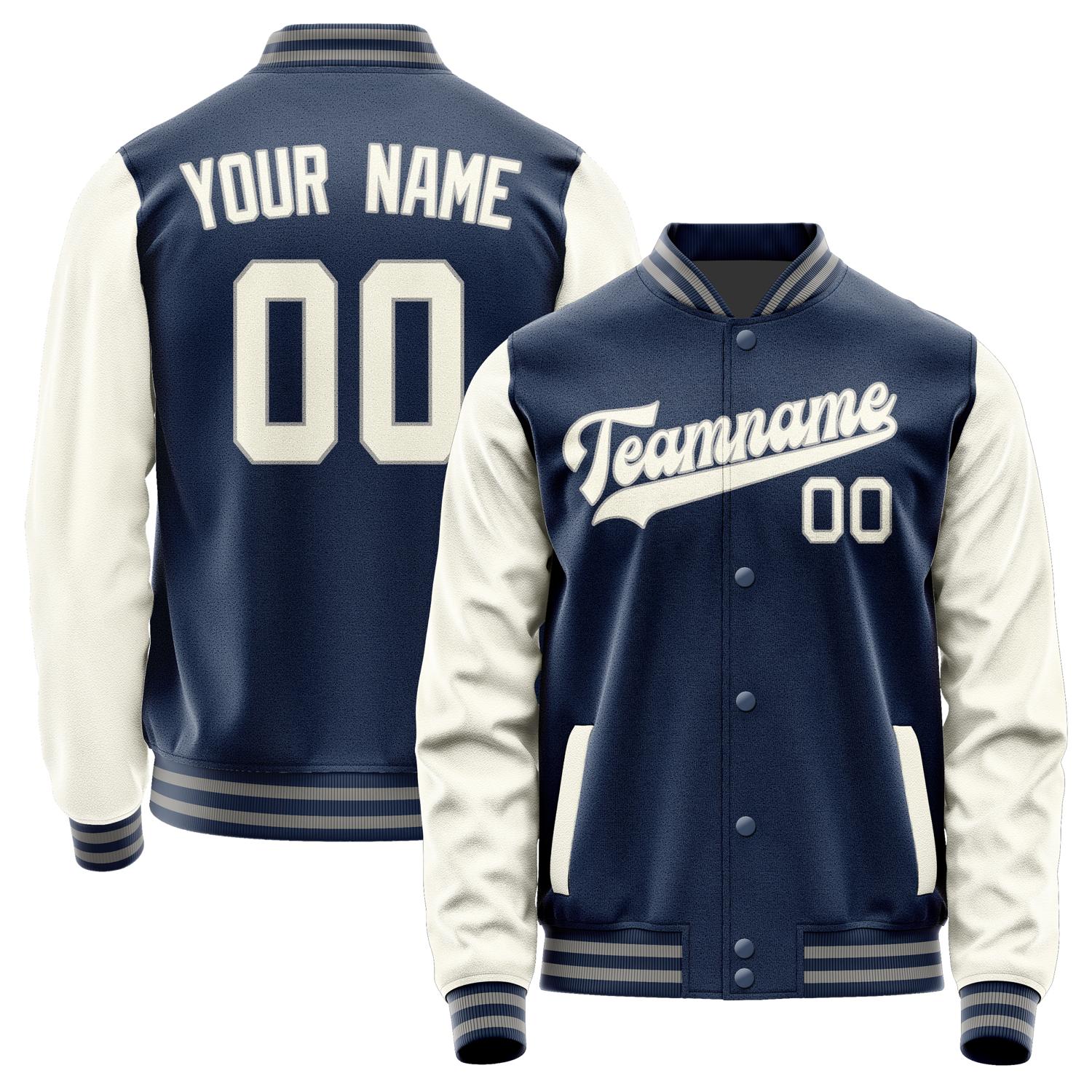 Custom Blue Cream Jacket JA1010031004B30403