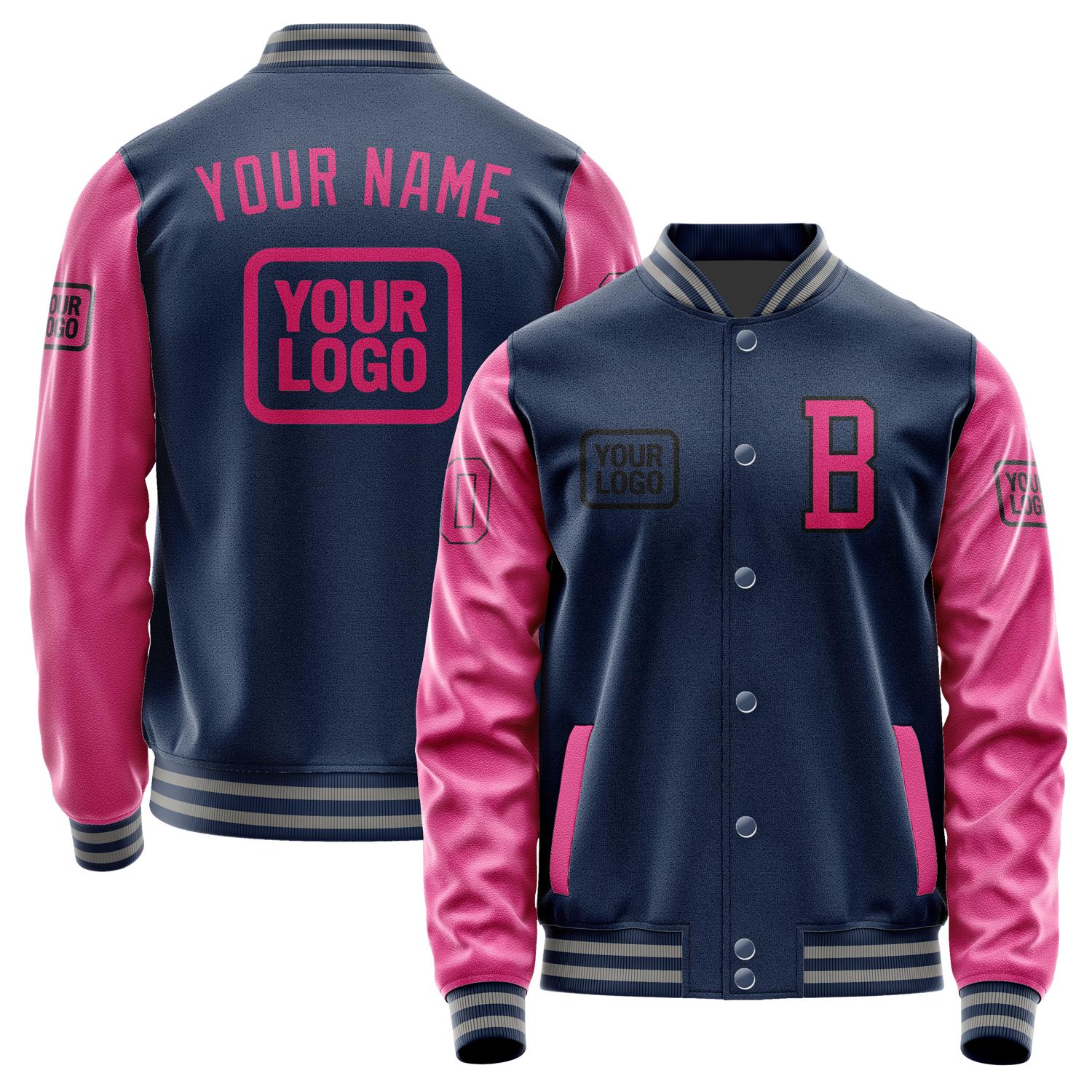 Custom Blue Pink Jacket JA101013100417131317