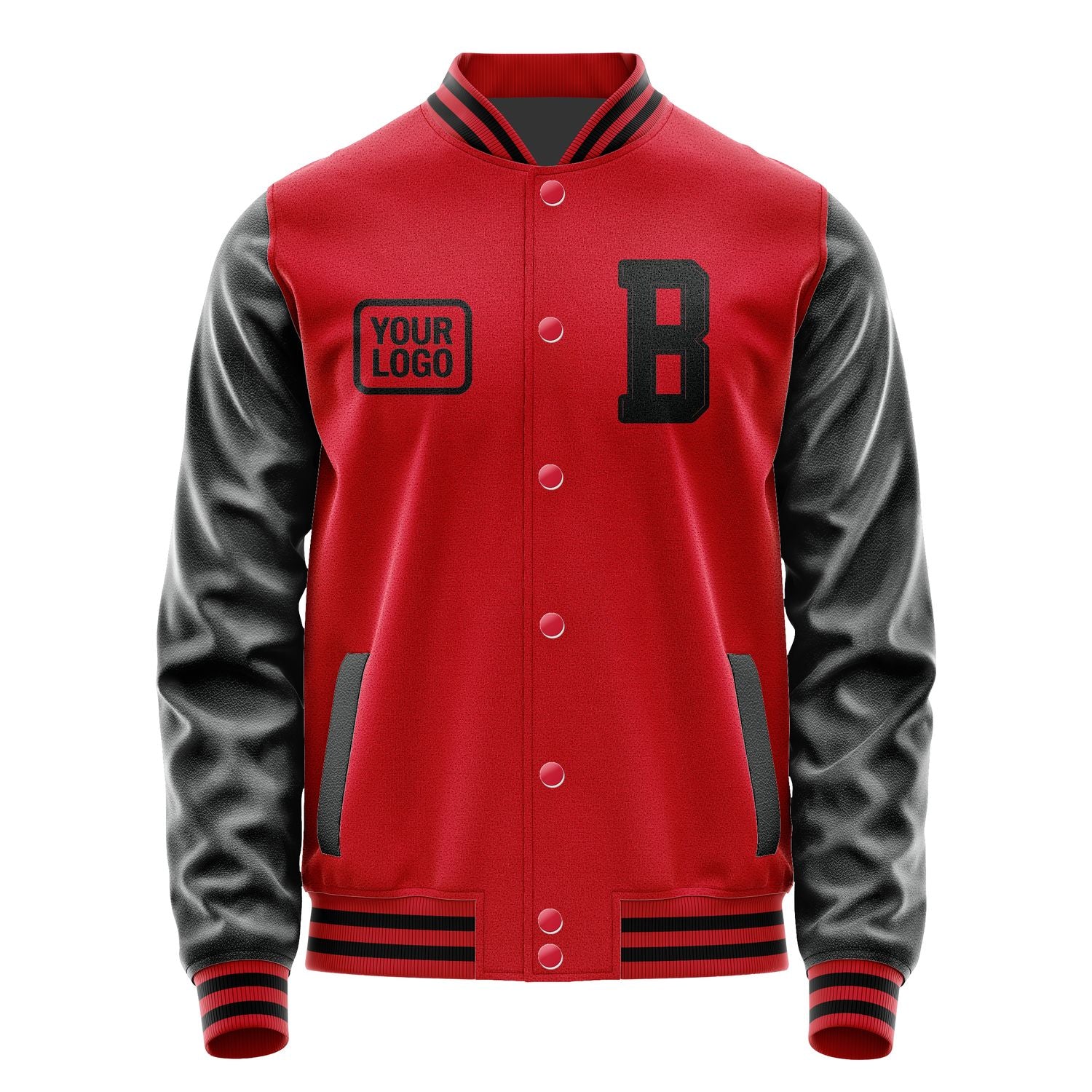 Custom Red Black Jacket JA141417141717171717