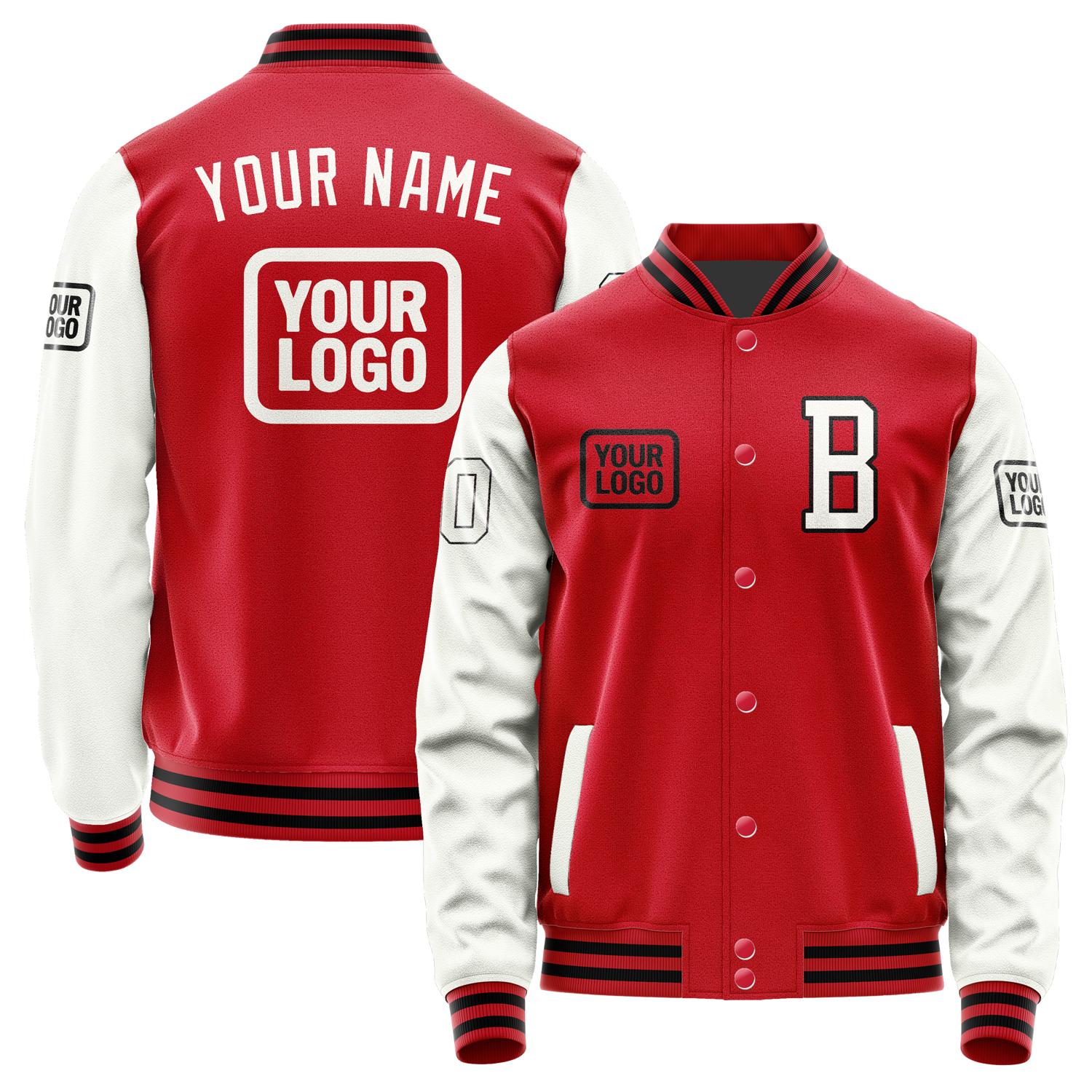 Custom Red White Jacket JA141418141717181817