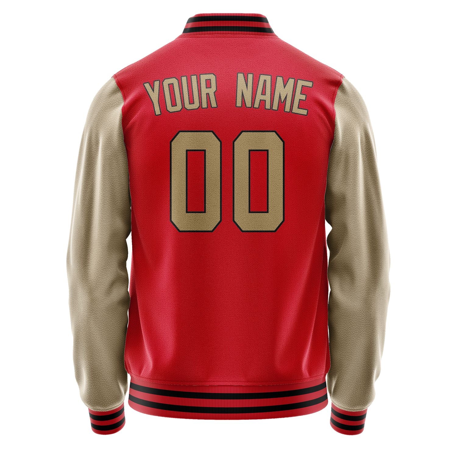Custom Red Light Khaki Jacket JA1414251417B31725