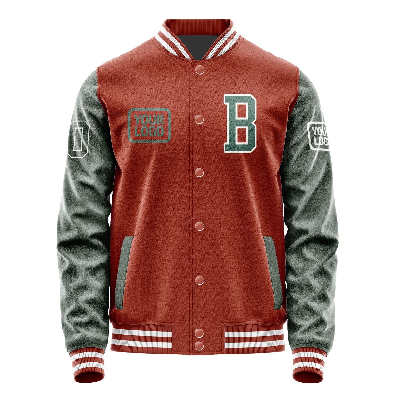Custom Coral Red Blue Green Jacket JA161627161818272718