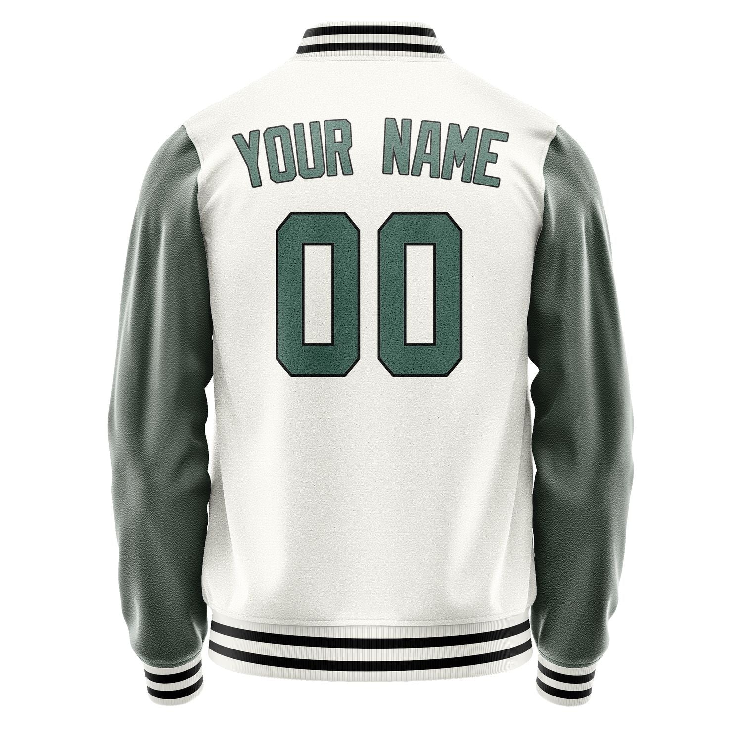 Custom White Blue Green Jacket JA1818271817B31727