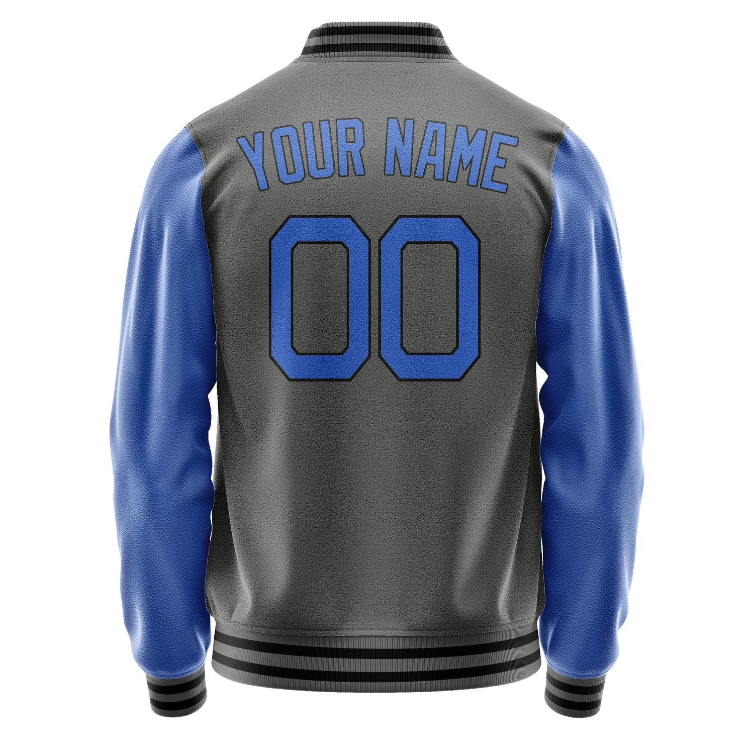 Custom Dark Grey Sky Blue Jacket JA2020092017B21709