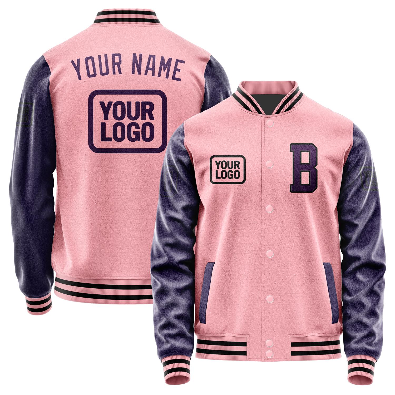 Custom Light Pink Purple Jacket JA212107211717070717