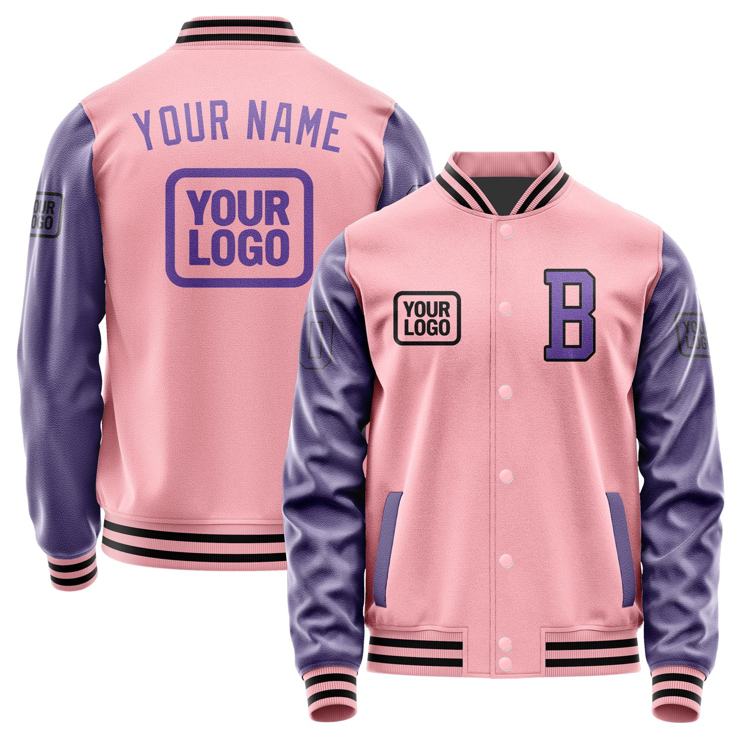 Custom Light Pink Light Purple Jacket JA212123211717232317
