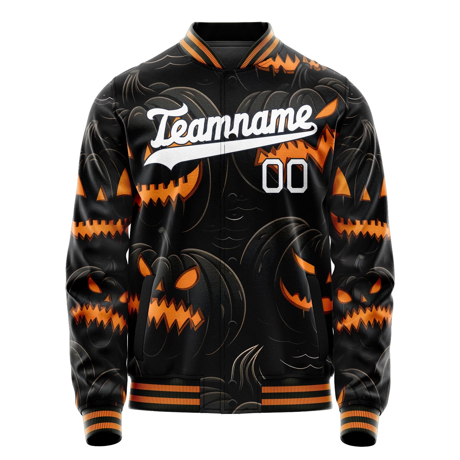 Custom Black Halloween Jacket