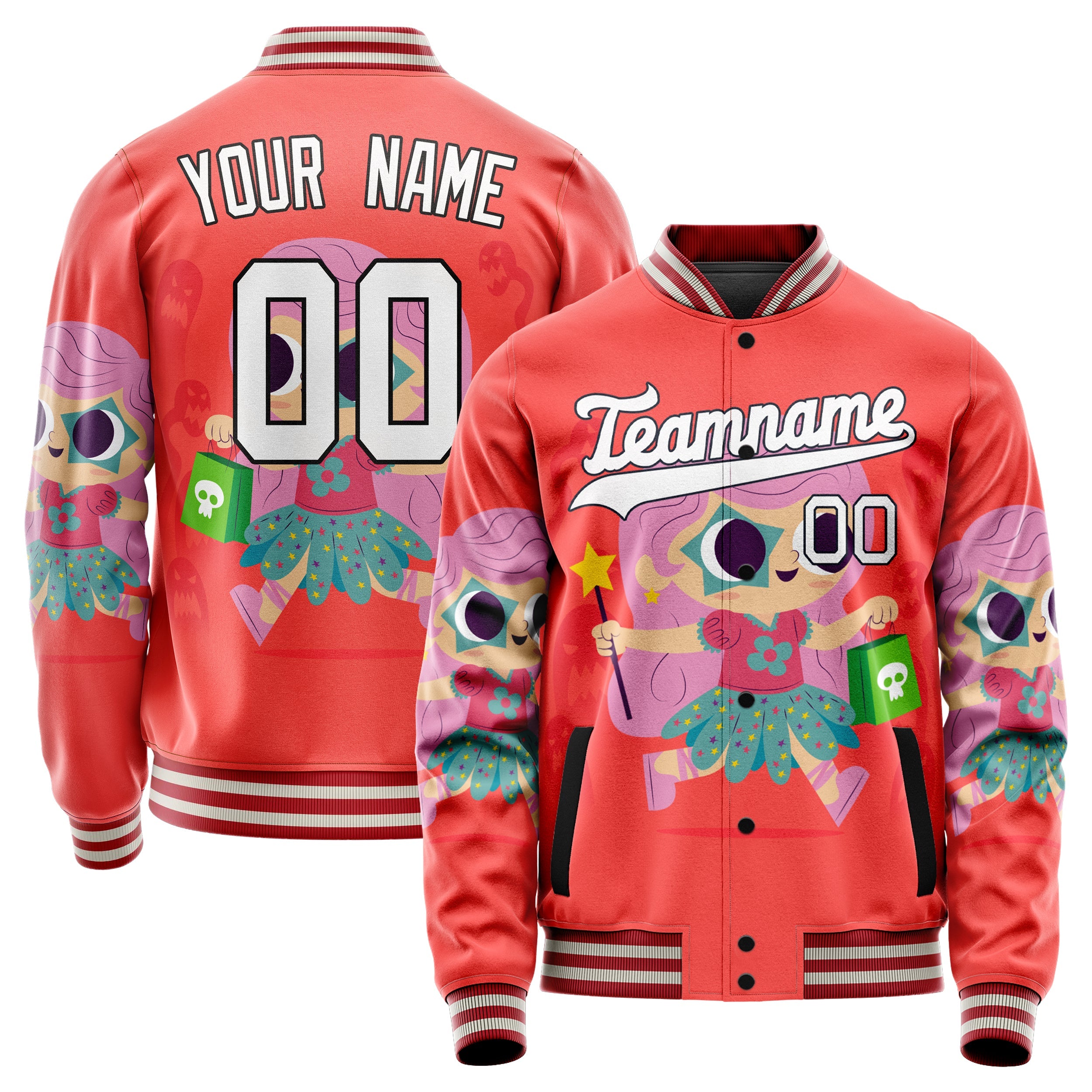 Custom Red Halloween Jacket JA2240927SK026