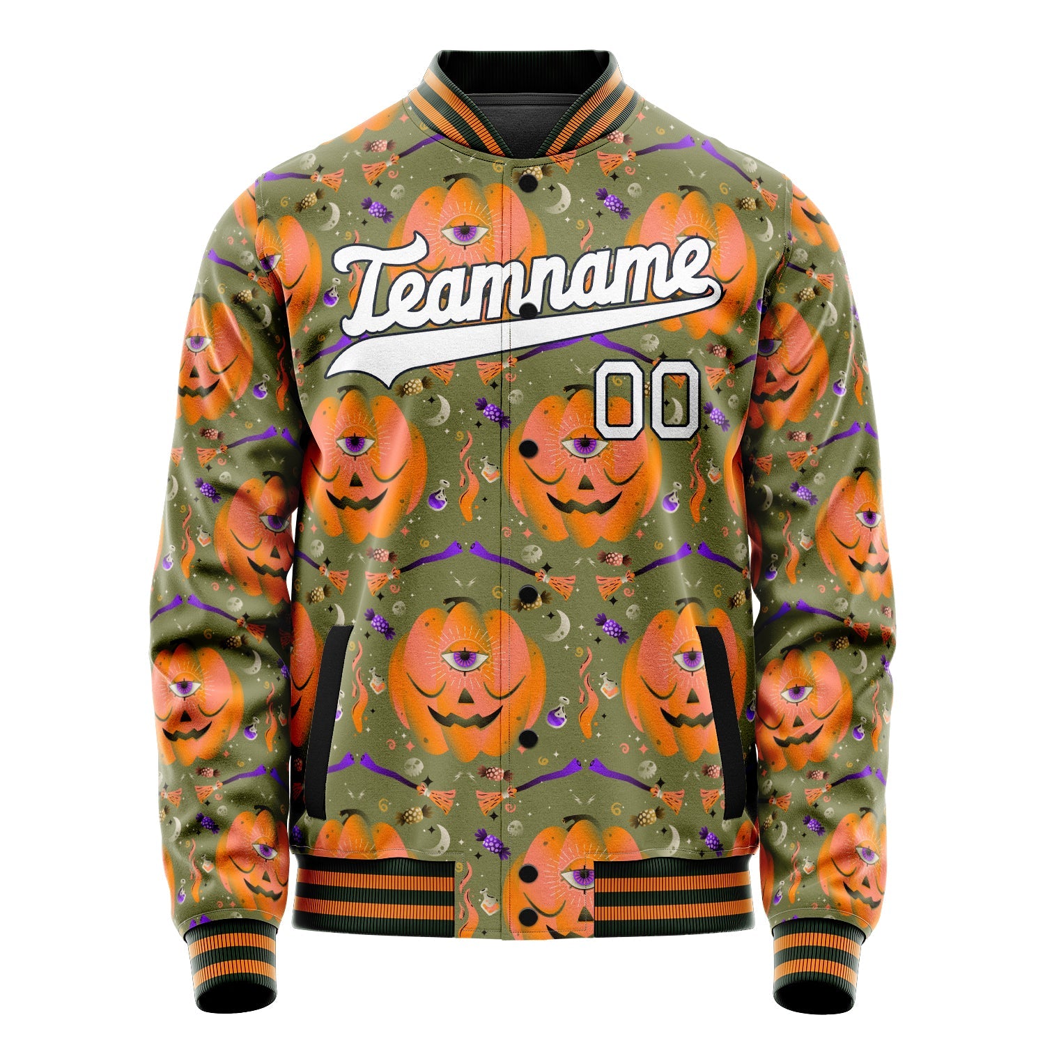 Custom Green Halloween Jacket