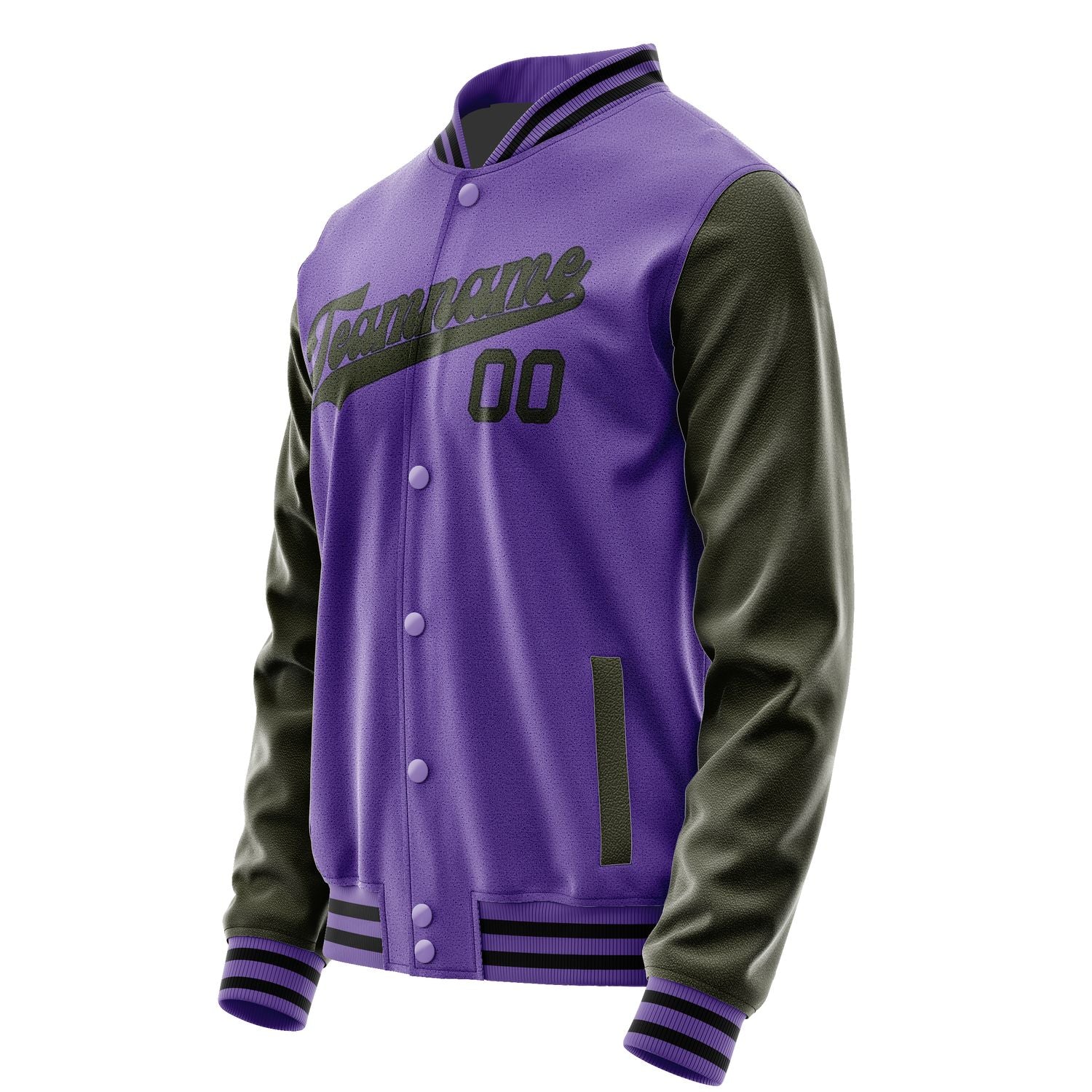 Custom Light Purple Olive Jacket JA2323022317B31702