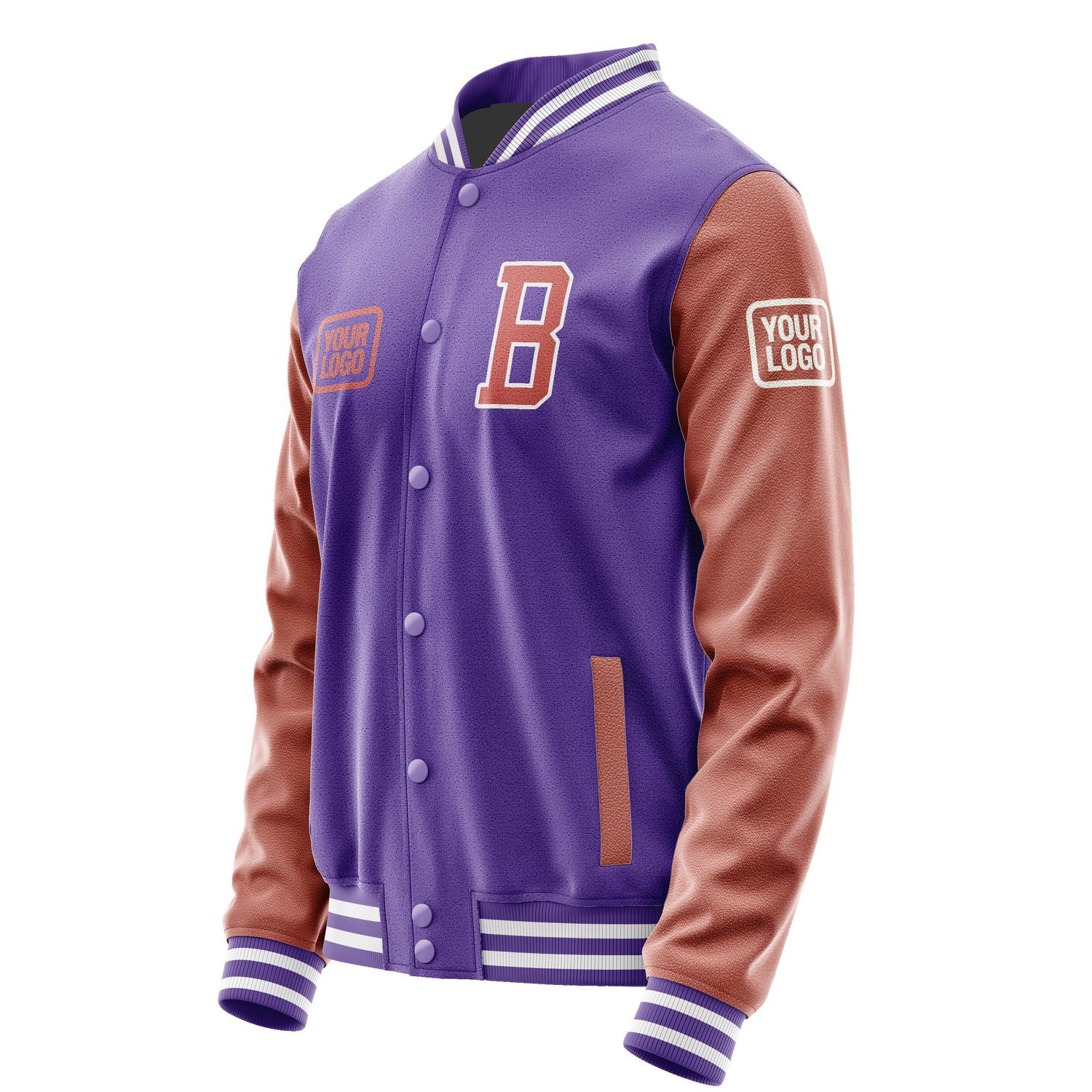 Custom Light Purple Copper Rose Jacket JA232329231818292918