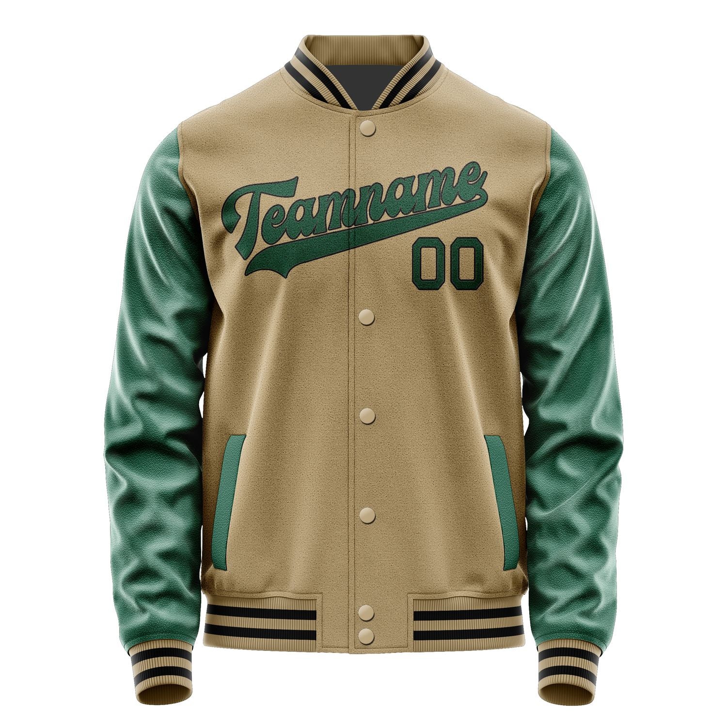 Custom Light Khaki Green Jacket JA2525052517B31705