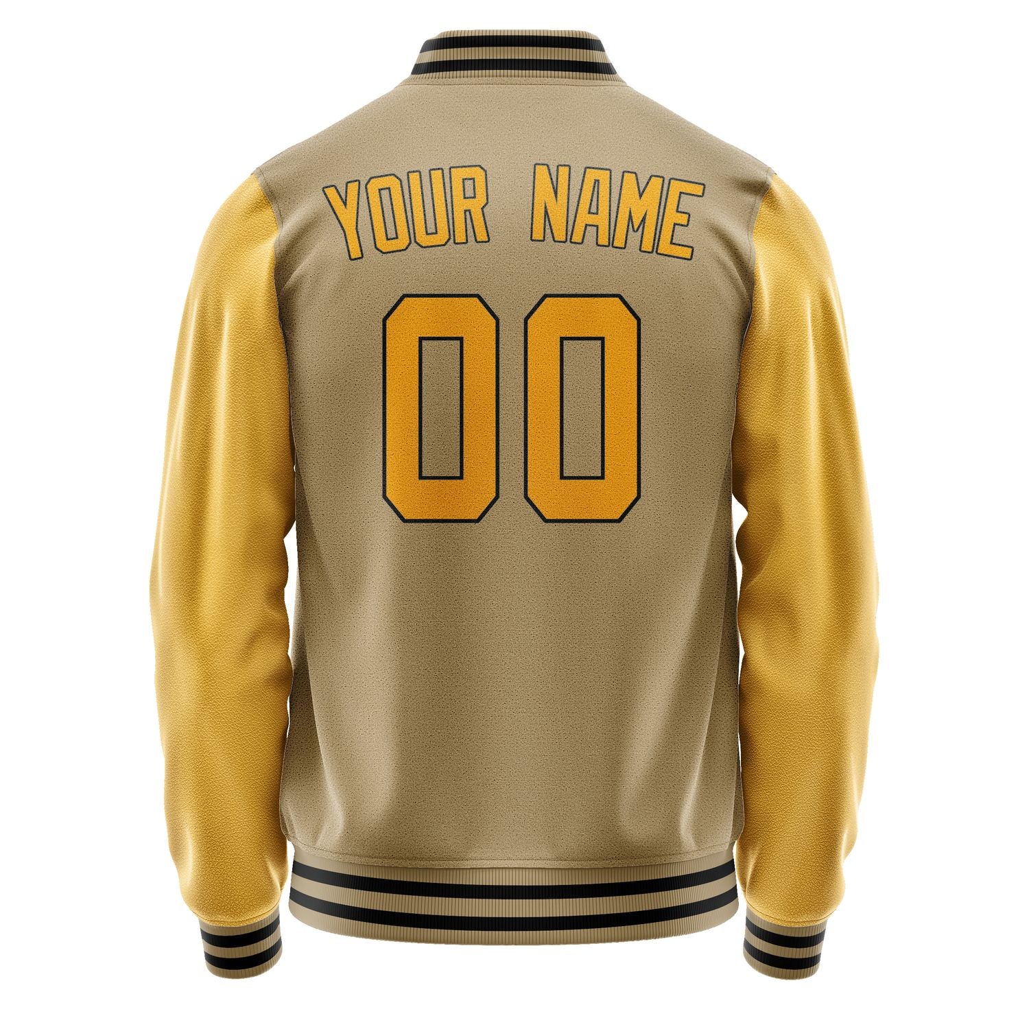 Custom Light Khaki Yellow Jacket JA2525192517B31719