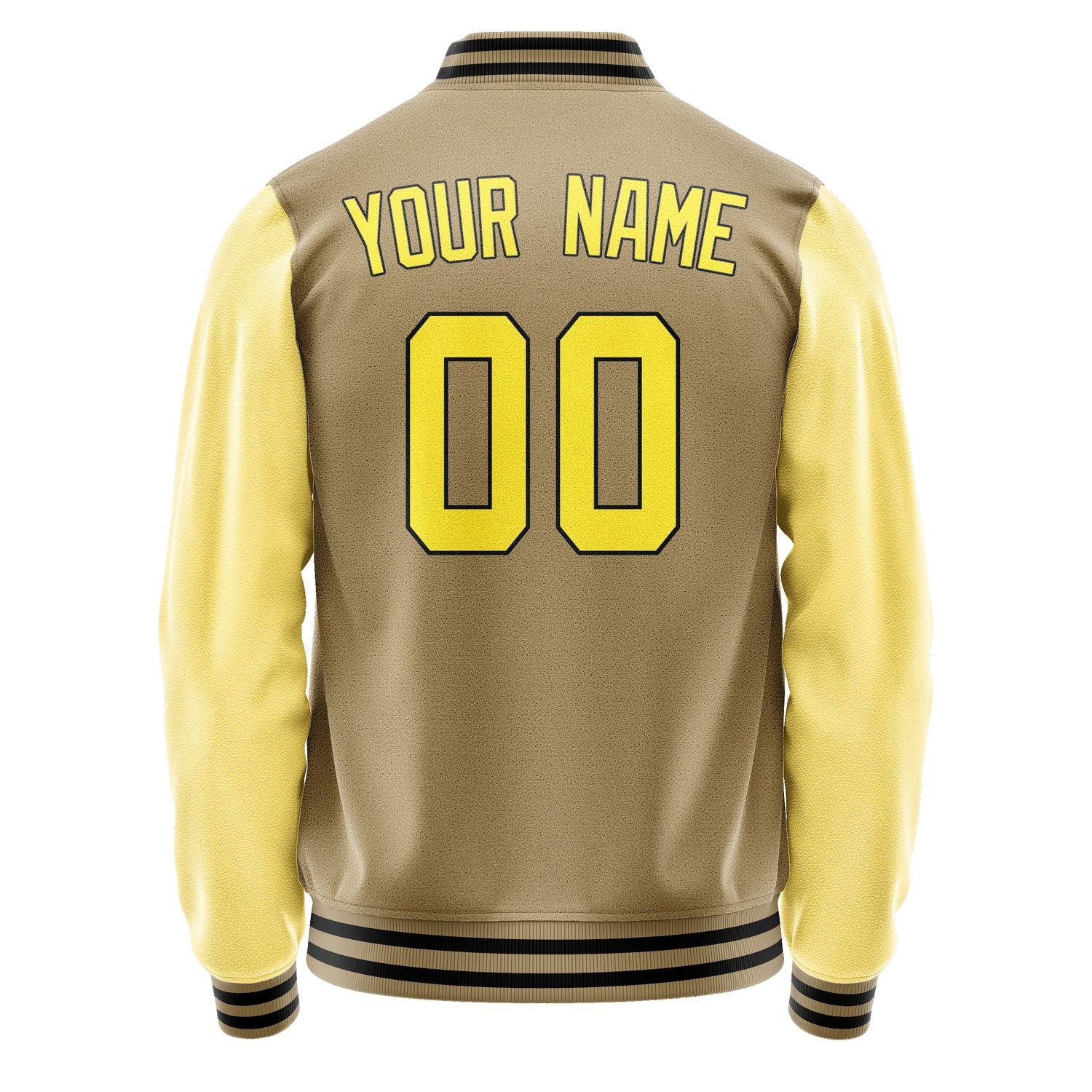 Custom Light Khaki Light Yellow Jacket JA2525262517B31726