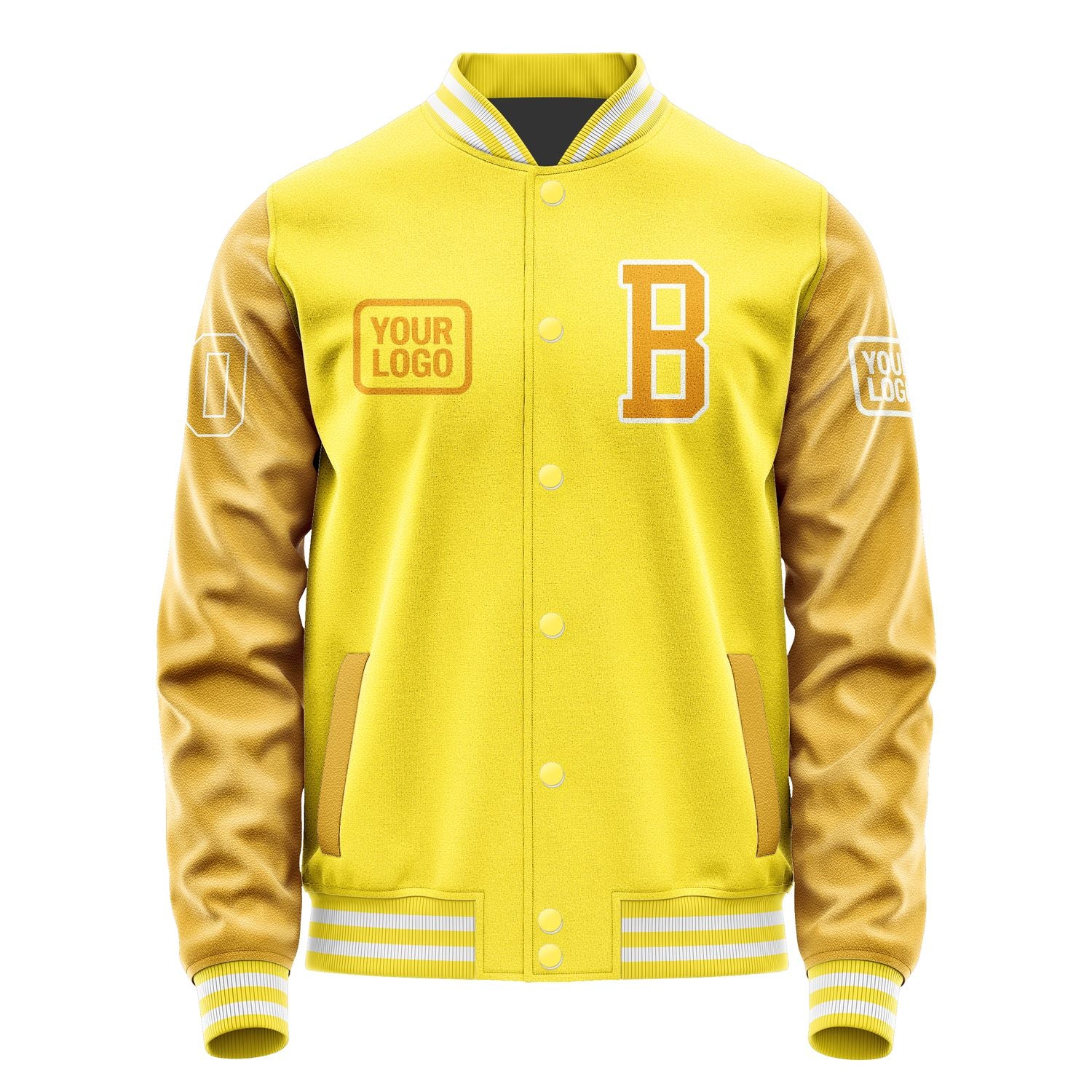 Custom Light Yellow Yellow Jacket JA262619261818191918