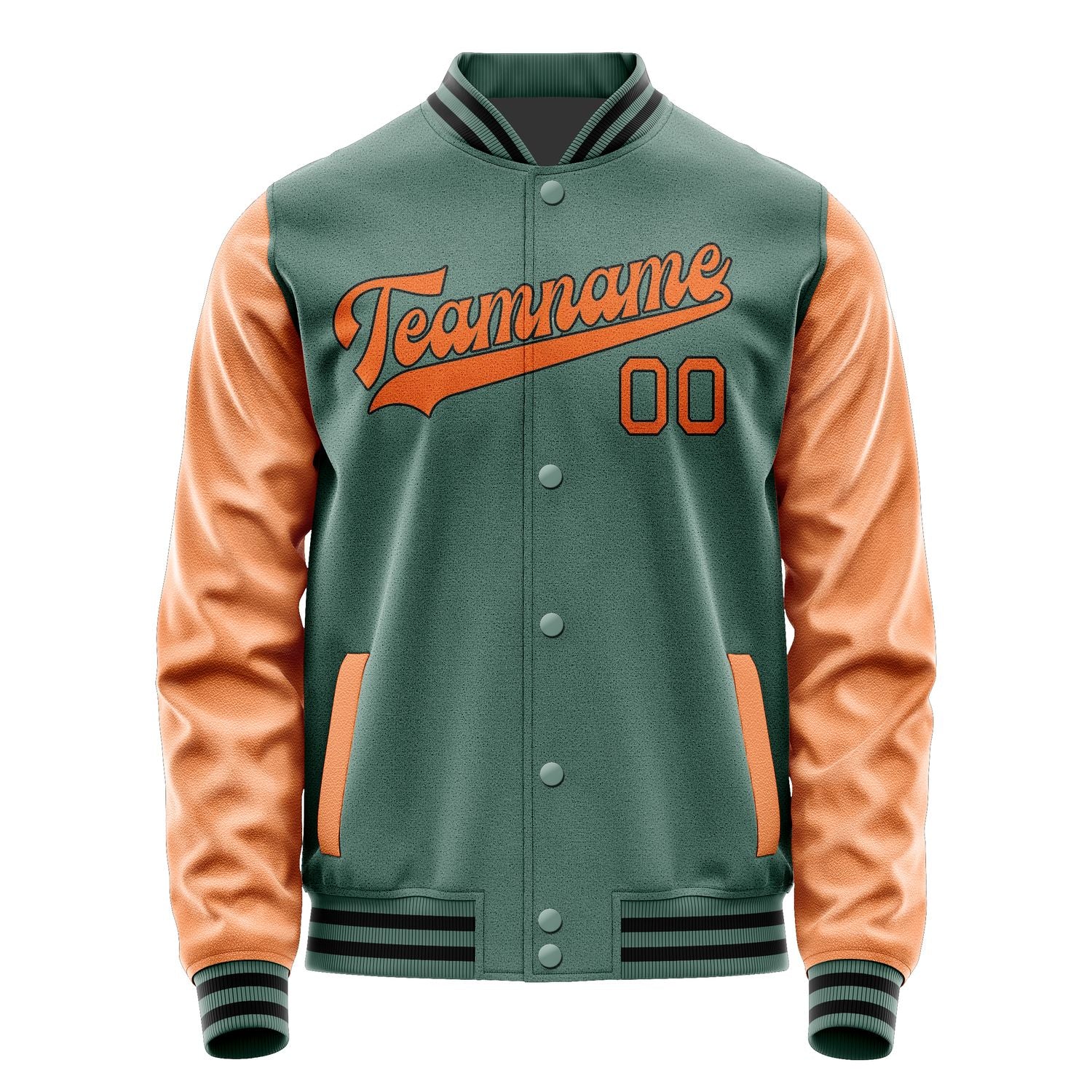 Custom Blue Green Orange Jacket JA2727282717B31728