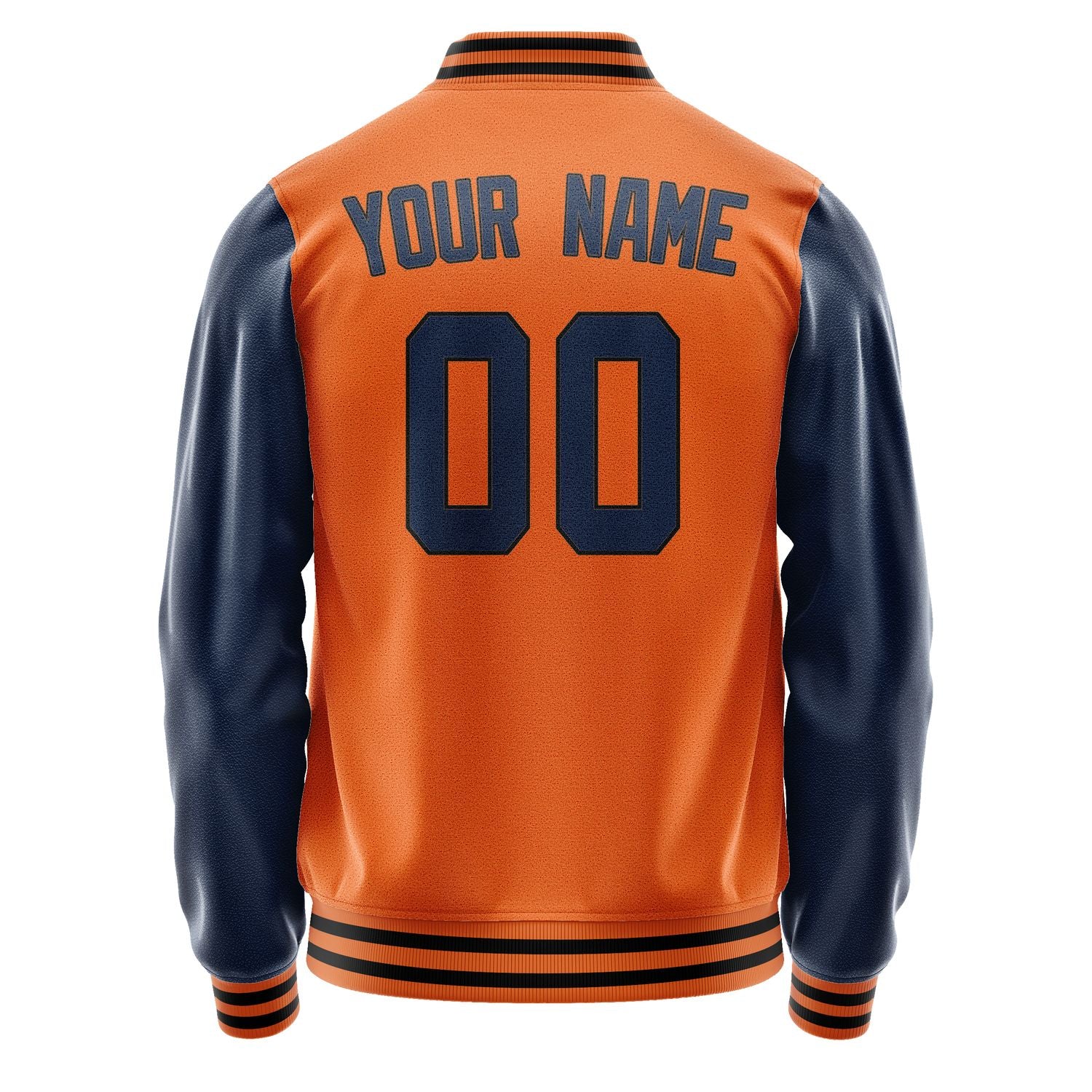 Custom Orange Blue Jacket JA2828102817B31710