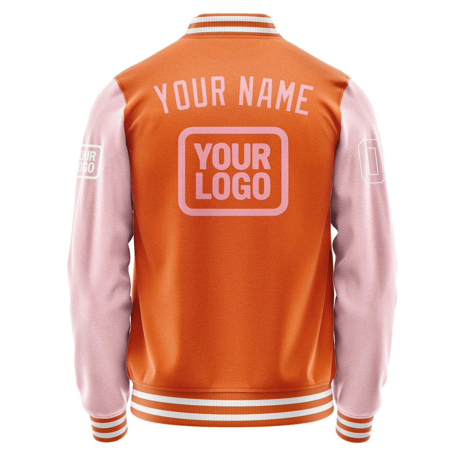 Custom Orange Light Pink Jacket JA282821281818212118