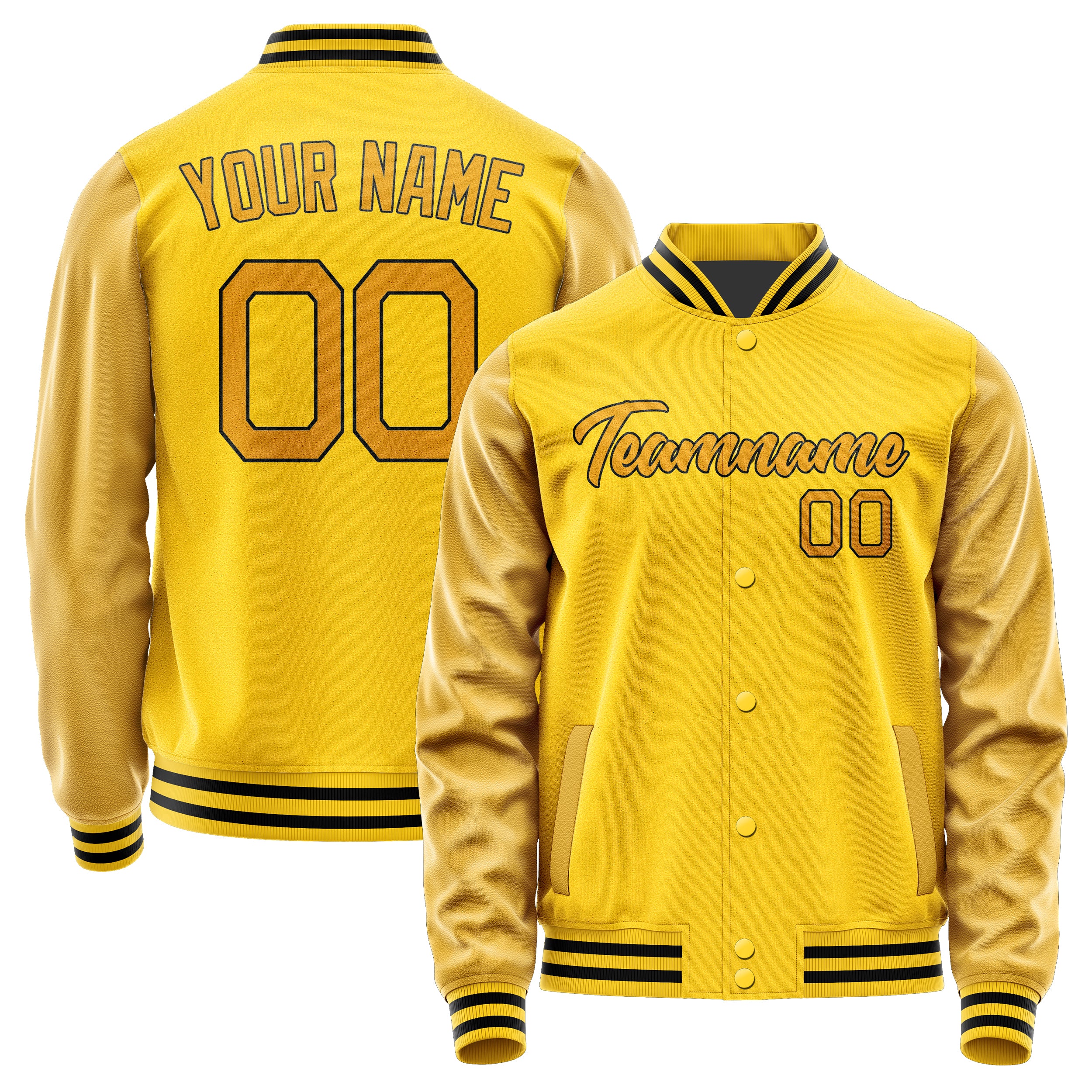 Custom Gold Yellow Jacket JA3030193017B21719