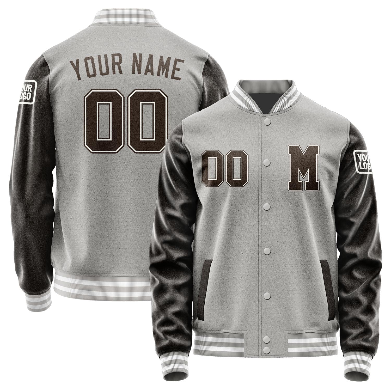 Custom Gray Brown Jacket Jb0404010418011818