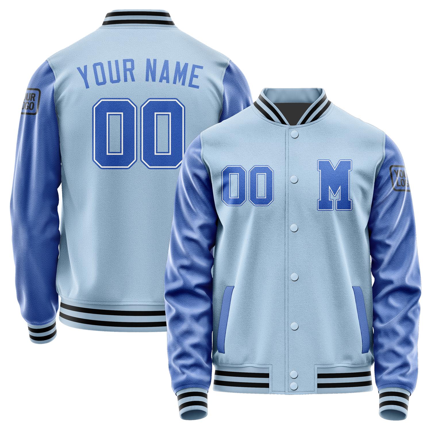 Custom Light Blue Sky Blue Jacket Jb0808090817091817