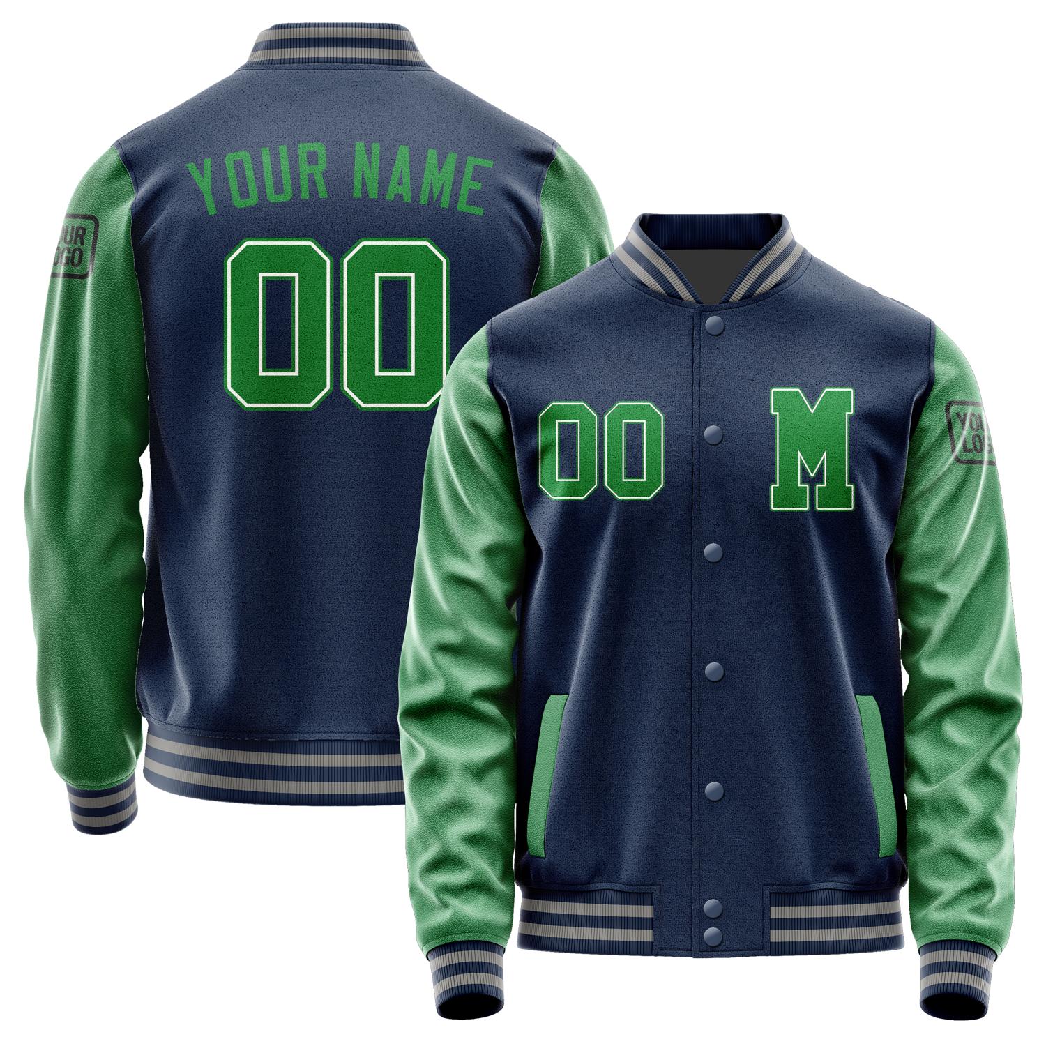 Custom Blue Emerald Green Jacket Jb1010241004241817