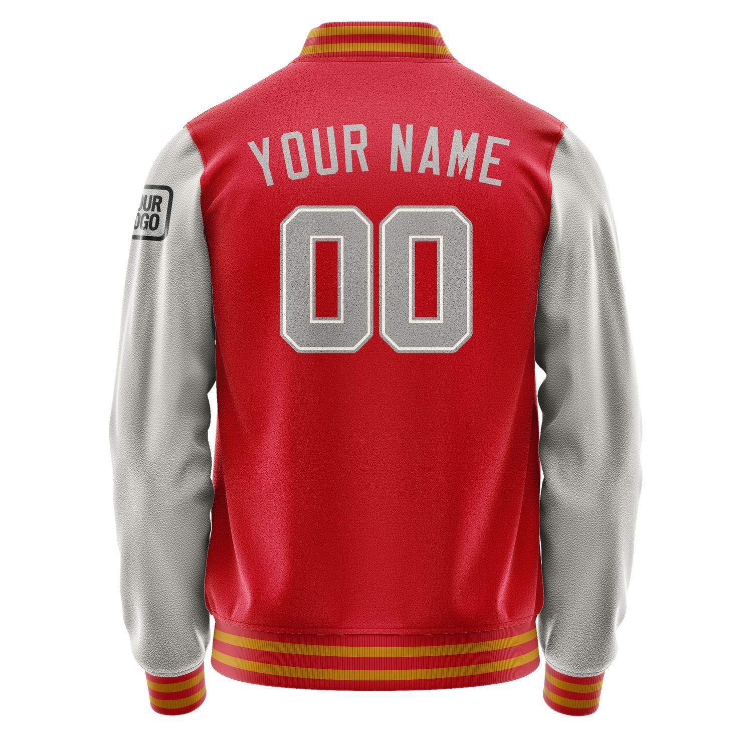 Custom Red Gray Jacket Jb1414041419041817