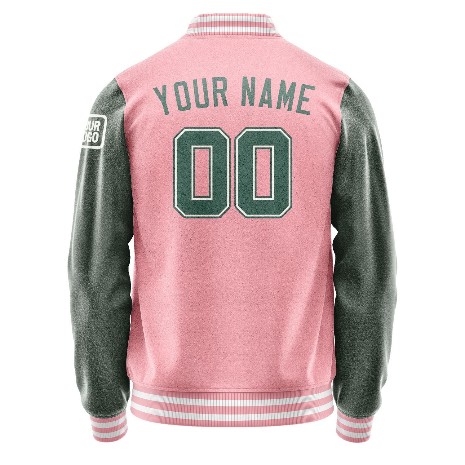 Custom Light Pink Blue Green Jacket Jb2121272118271818