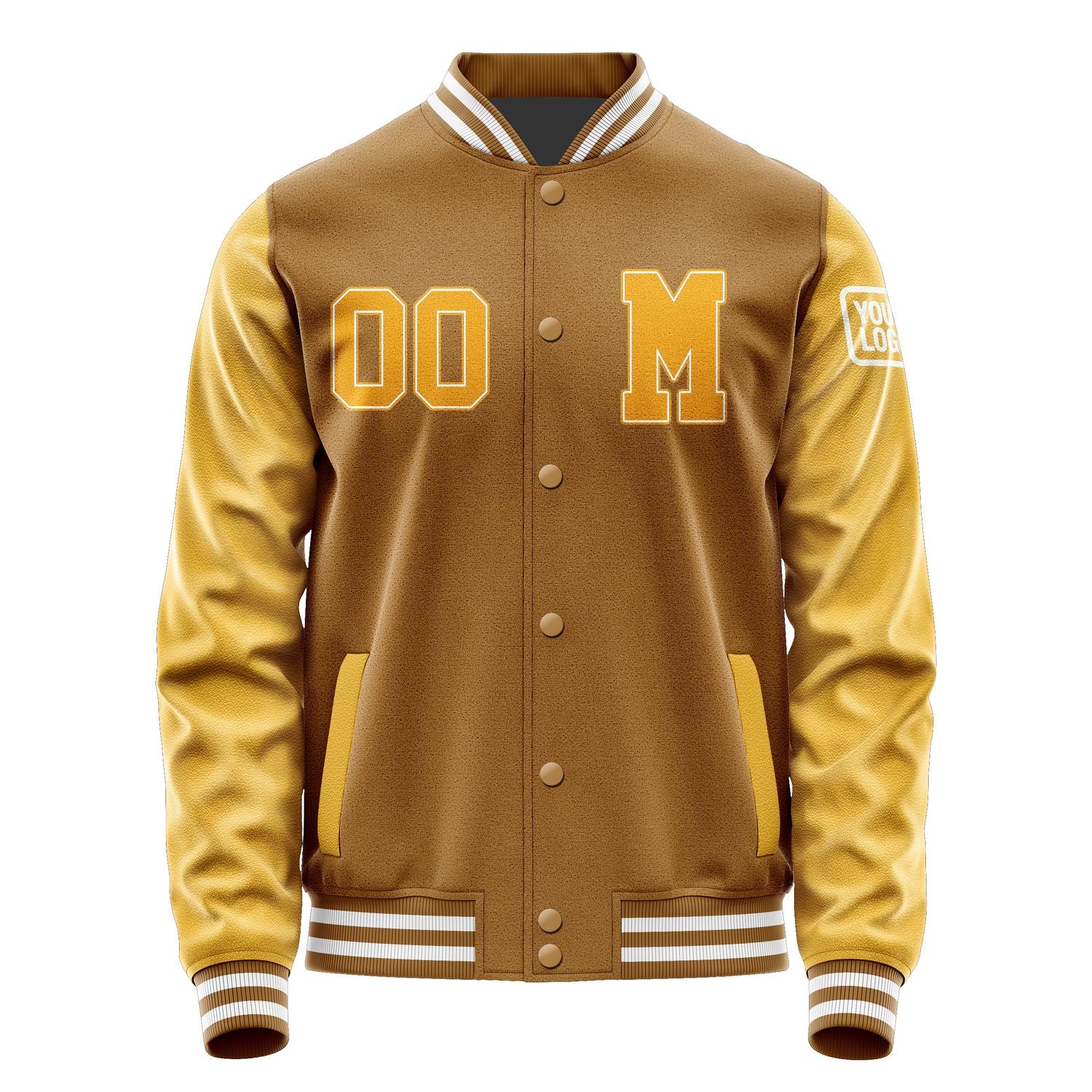 Custom Khaki Yellow Jacket Jb2222192218191818