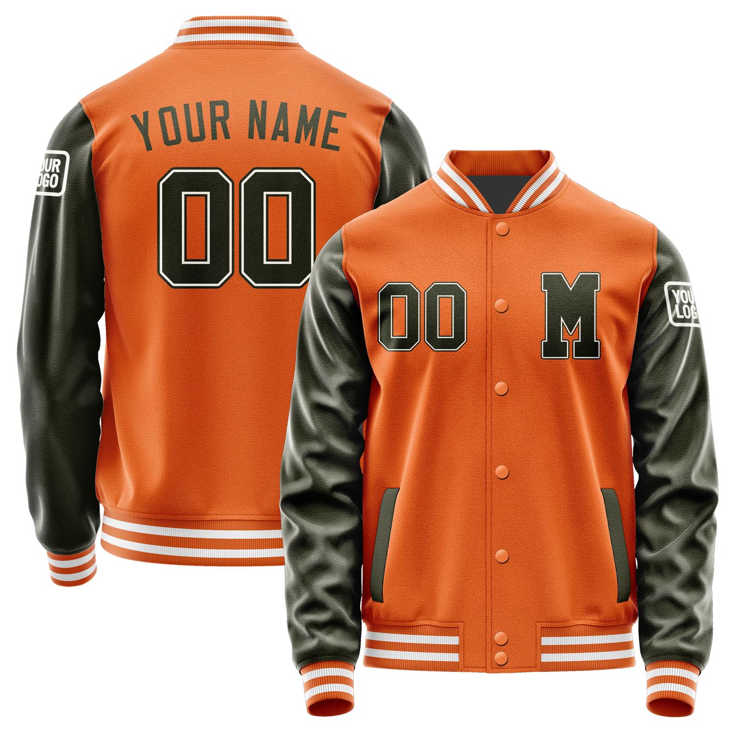 Custom Orange Dunkles Jacket Jb2828022818021818