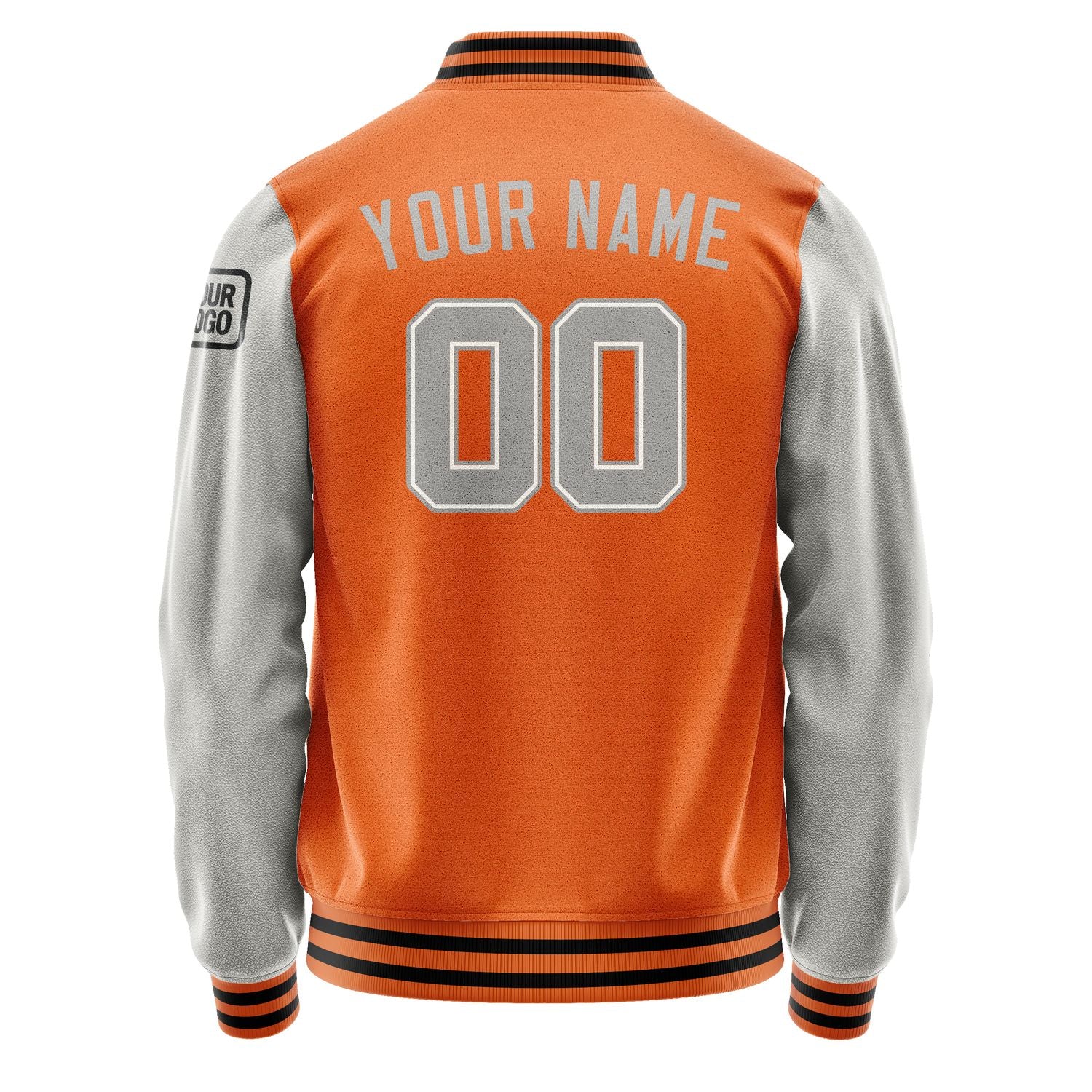 Custom Orange Gray Jacket Jb2828042817041817