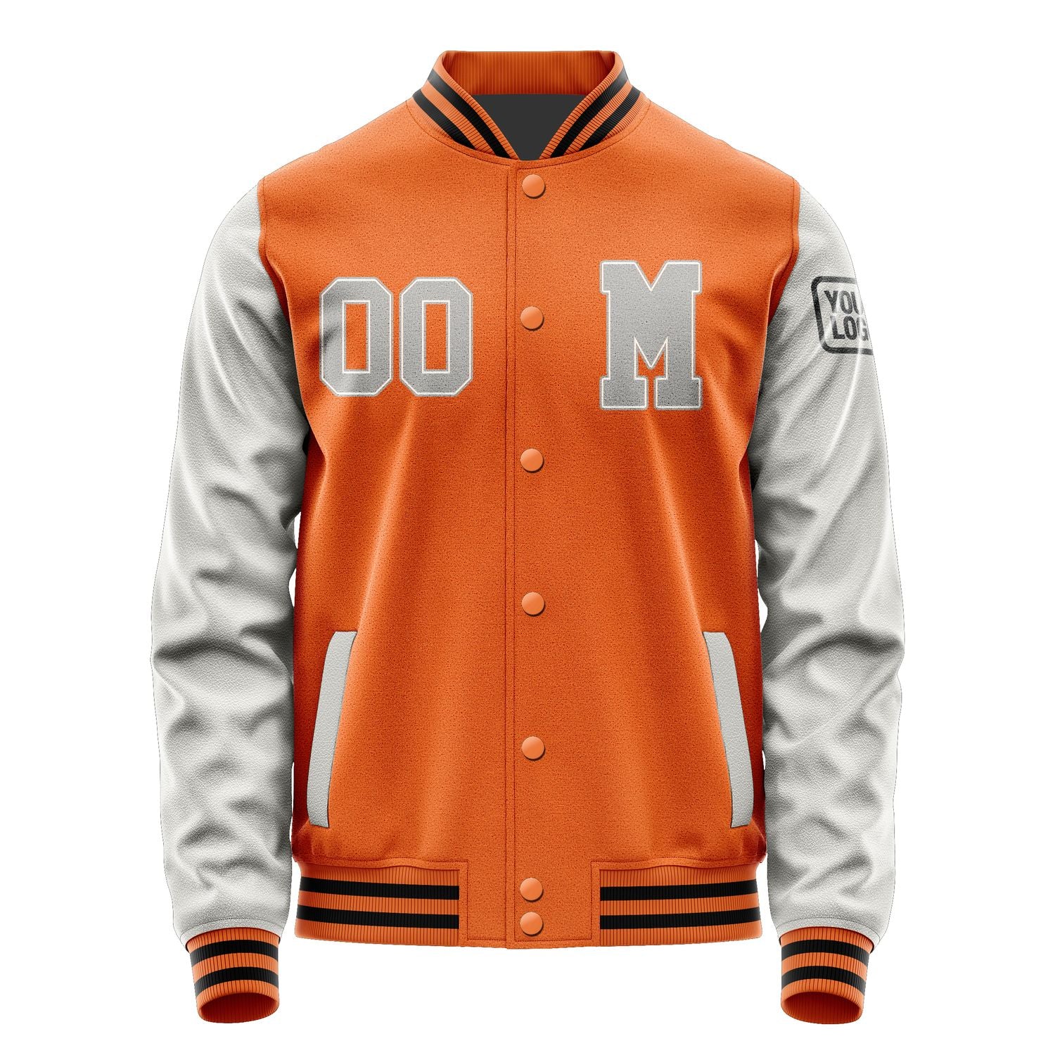 Custom Orange Gray Jacket Jb2828042817041817