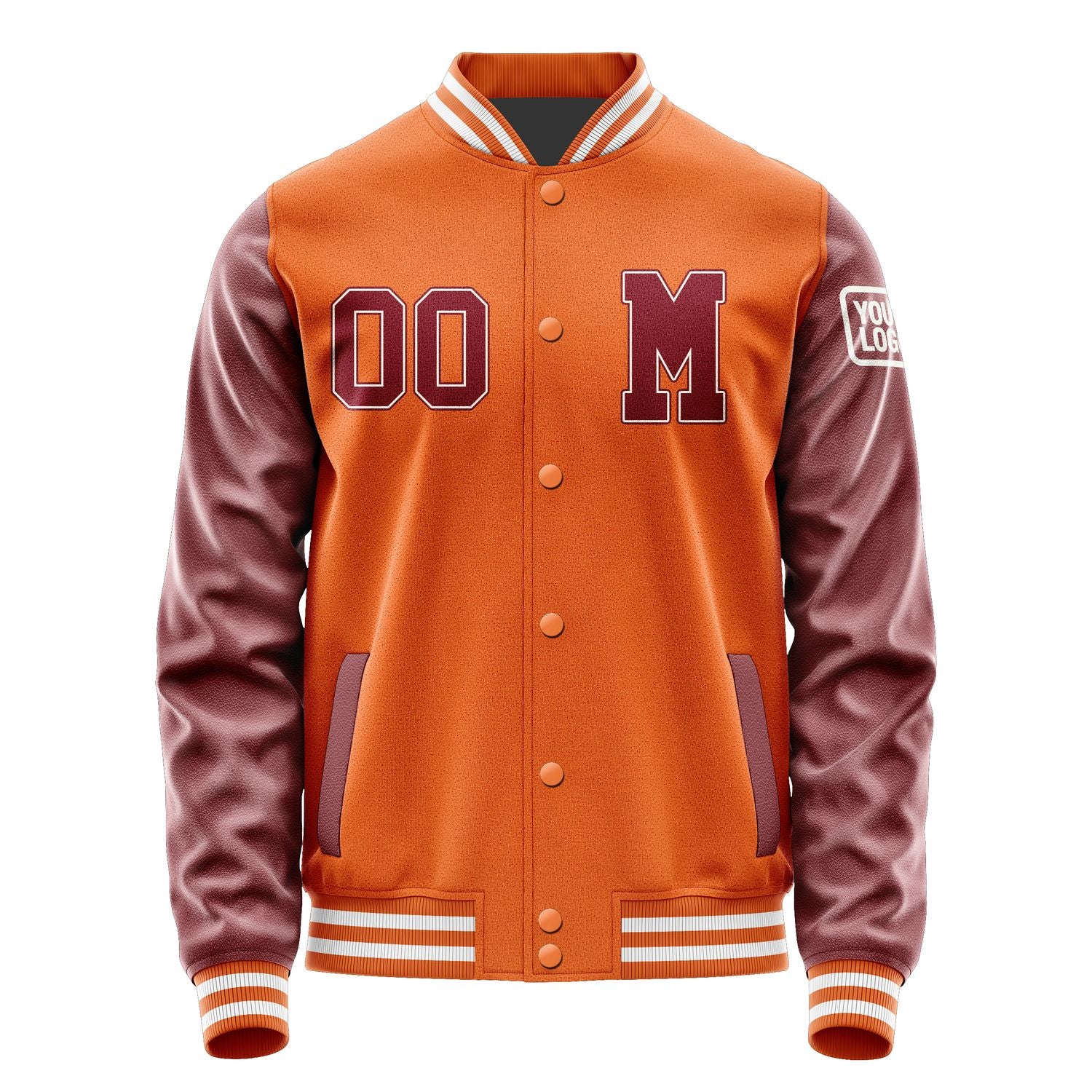 Custom Orange Crimson Red Jacket Jb2828152818151818